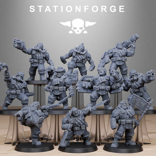 Grimguard Jungle Fighter Mutants (10) | Empire Guard - Human Defense Force - Stationforge