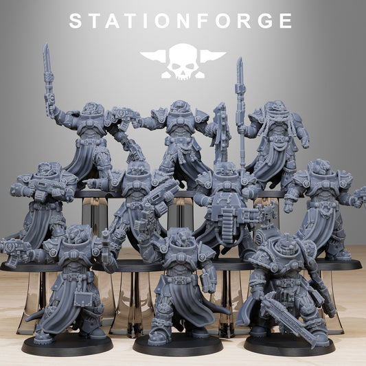 Socratis Militants | Socratis Knights (10) - MKX Prime Brothers - Stationforge - 3d Printed Mini Marines