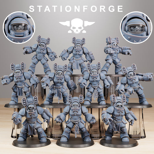 Socratis Vanguard Support | Socratis Knights (10) - MKX Prime Brothers - Stationforge - 3d Printed Mini Marines