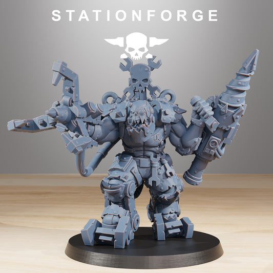 Exo Boss Orkaz | Space Orcs (1) - Stationforge | 3D-printed Miniatures