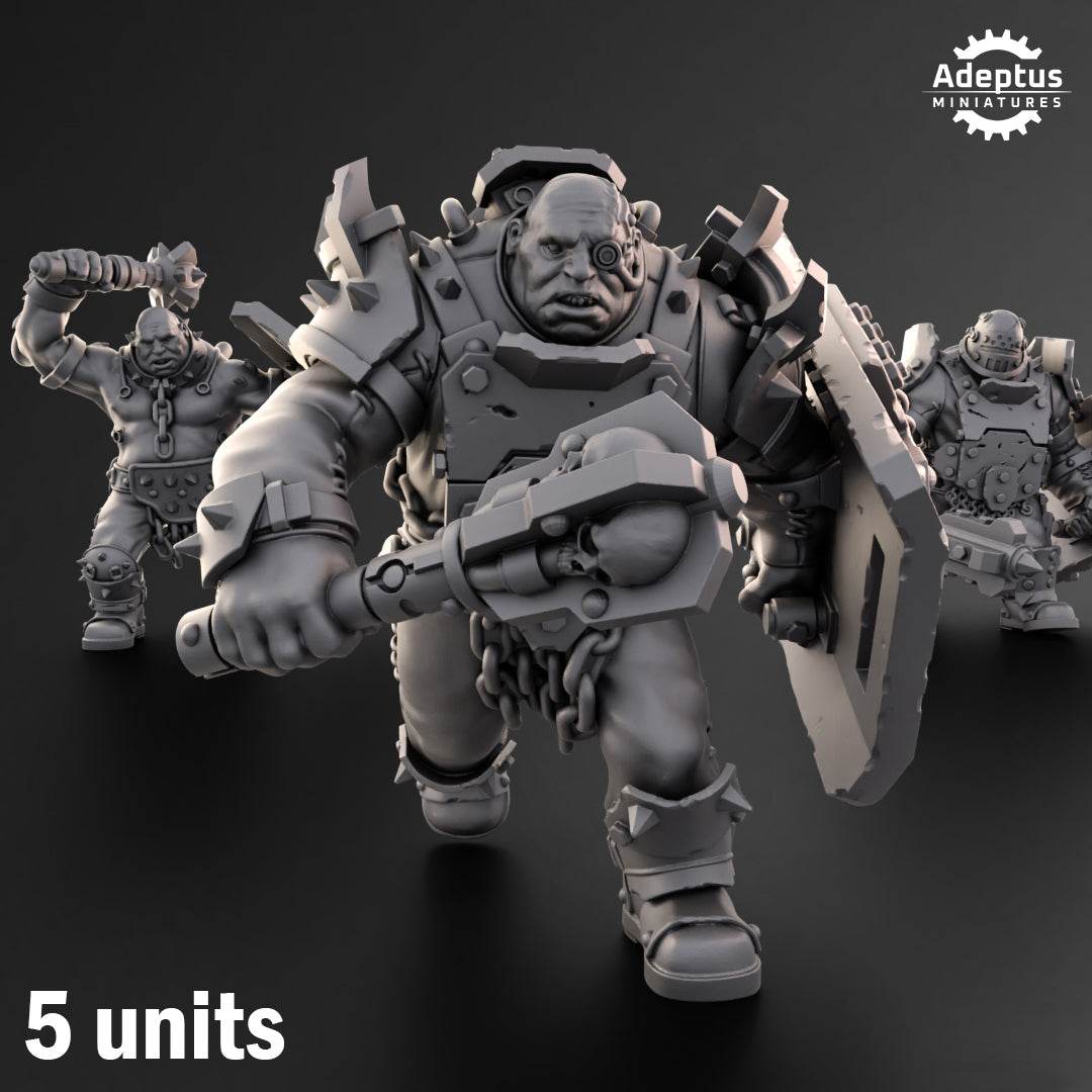 Abhuman Brutes - Traitor Guard - Heretic Defense Force - Adeptus Miniatures
