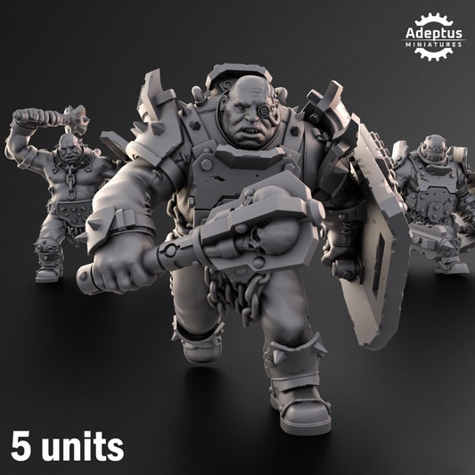 Abhuman Brutes - Traitor Guard - Heretic Defense Force - Adeptus Miniatures