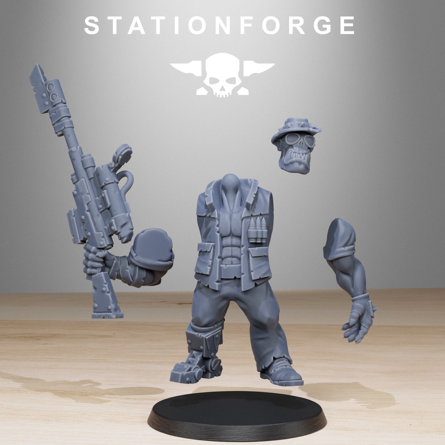 Team Fighters Orkaz | Space Orcs (11) - Stationforge | 3D-printed Miniatures