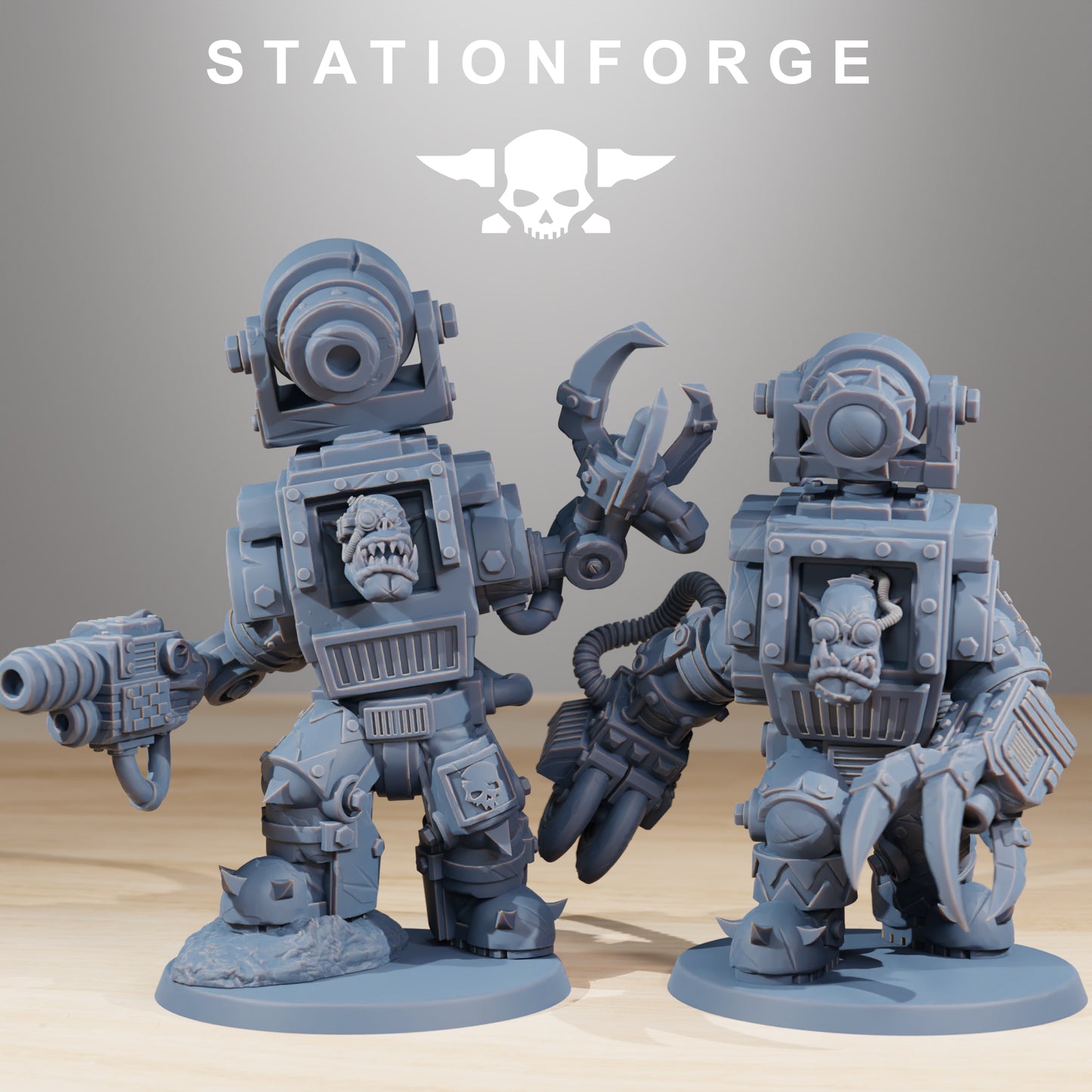 Steelbrutes Orkaz | Space Orcs (10) - Stationforge | 3D-printed Miniatures