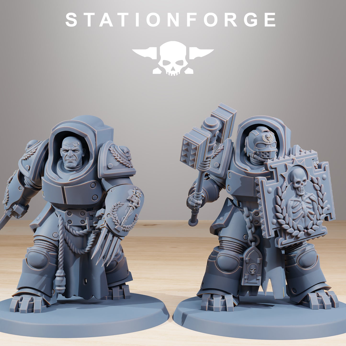 Socratis Vanguard Melee | Socratis Knights (10) - MKX Prime Brothers - Stationforge - 3d Printed Mini Marines