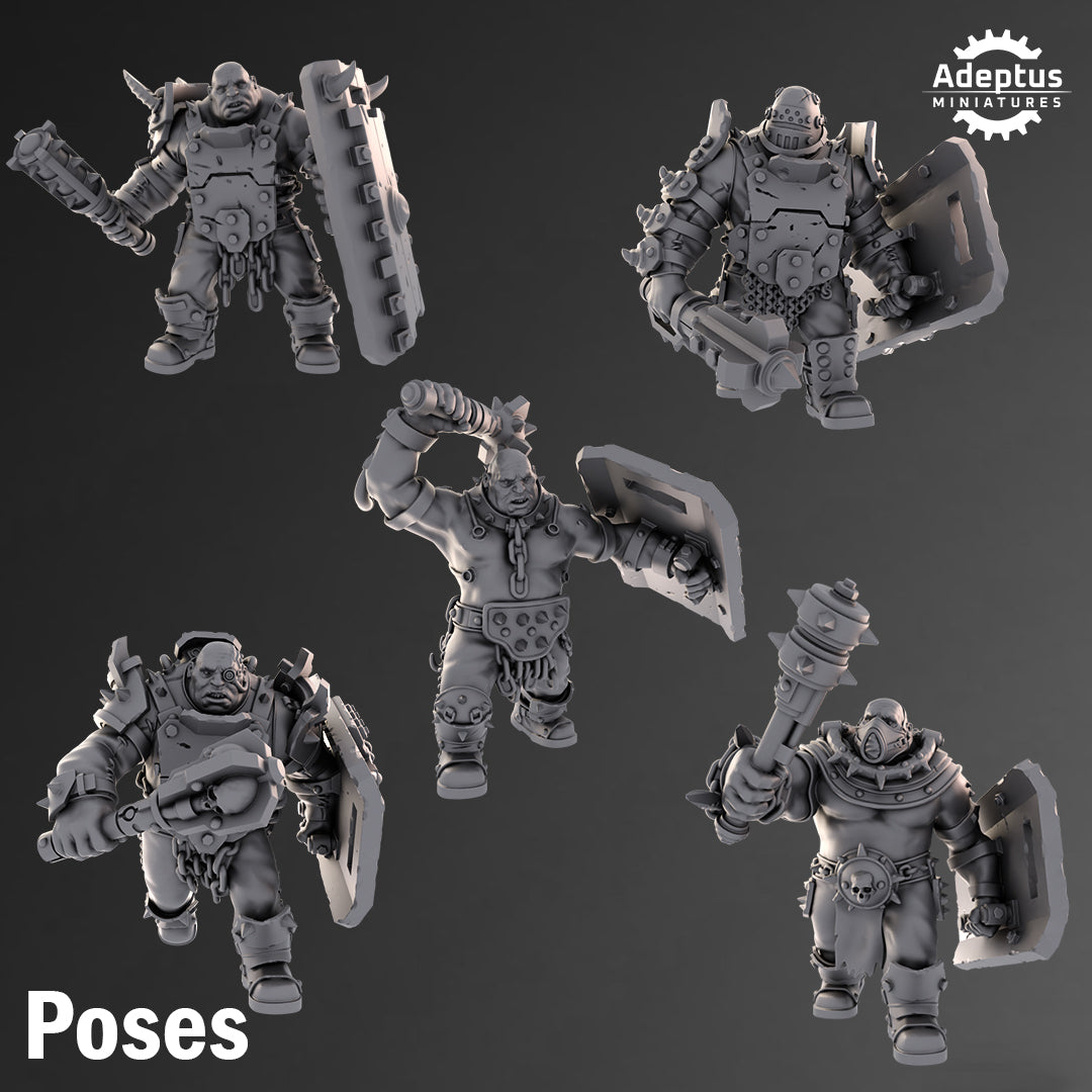 Abhuman Brutes - Traitor Guard - Heretic Defense Force - Adeptus Miniatures