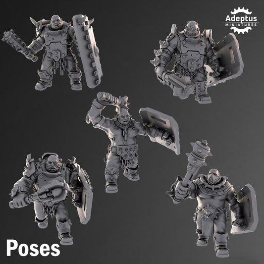 Abhuman Brutes - Traitor Guard - Heretic Defense Force - Adeptus Miniatures