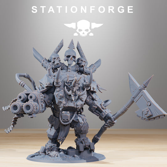 Troll Boss Orkaz | Space Orcs (1) - Stationforge | 3D-printed Miniatures