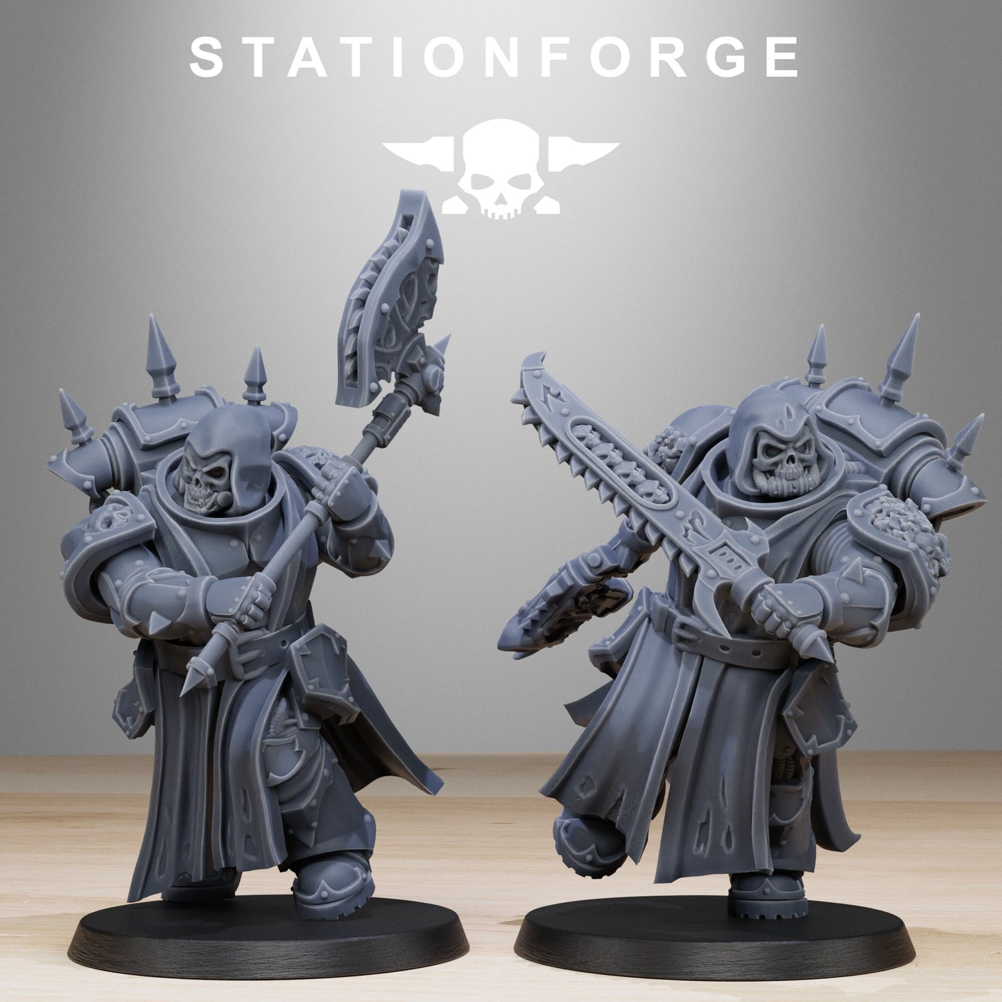 Corrupted Socratis Legion Infantry | Chaos Knights (10) - Havoc Brothers - Stationforge - 3d Printed Mini Marines