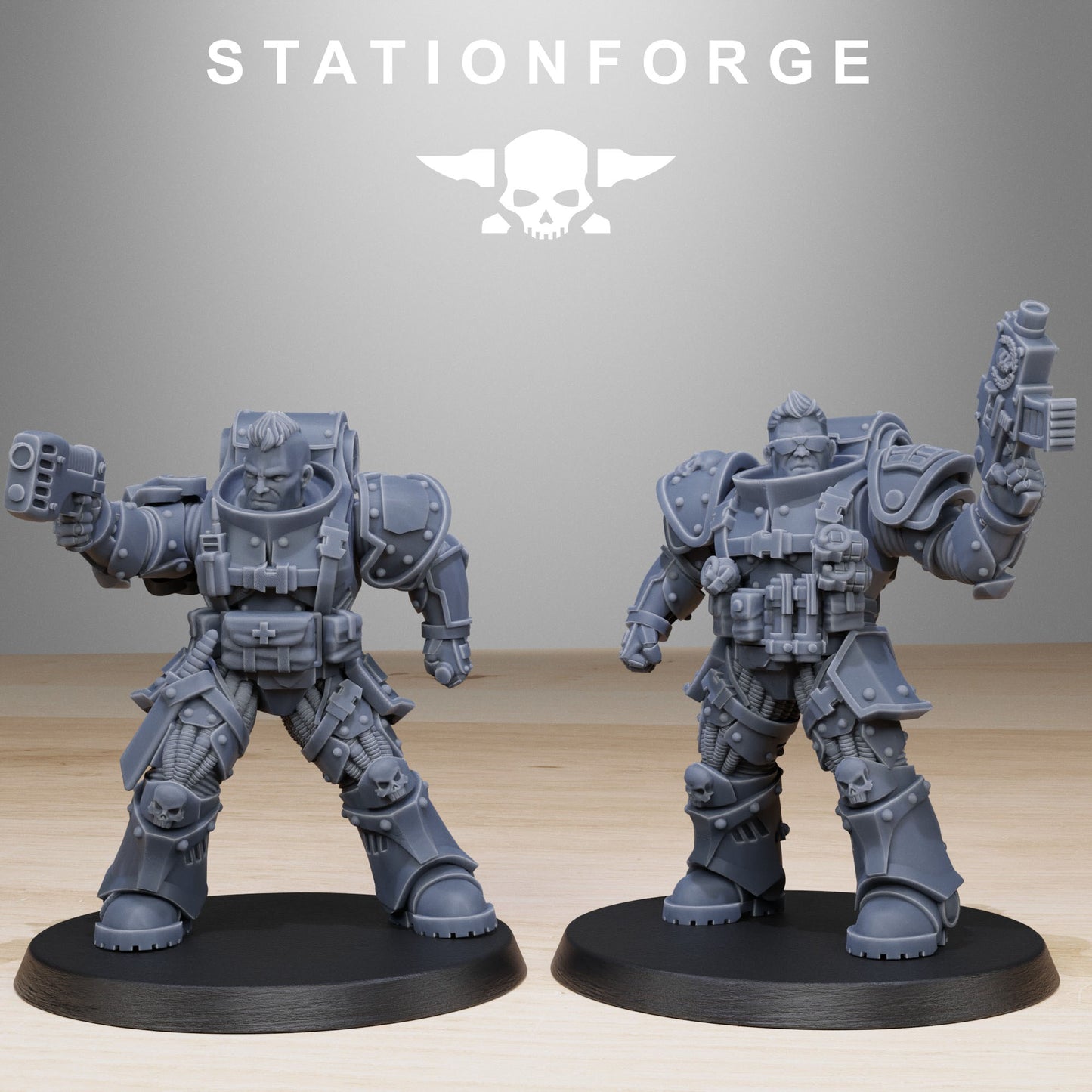 Socratis Light Reinforcements | Socratis Knights (10) - MKX Prime Brothers - Stationforge - 3d Printed Mini Marines