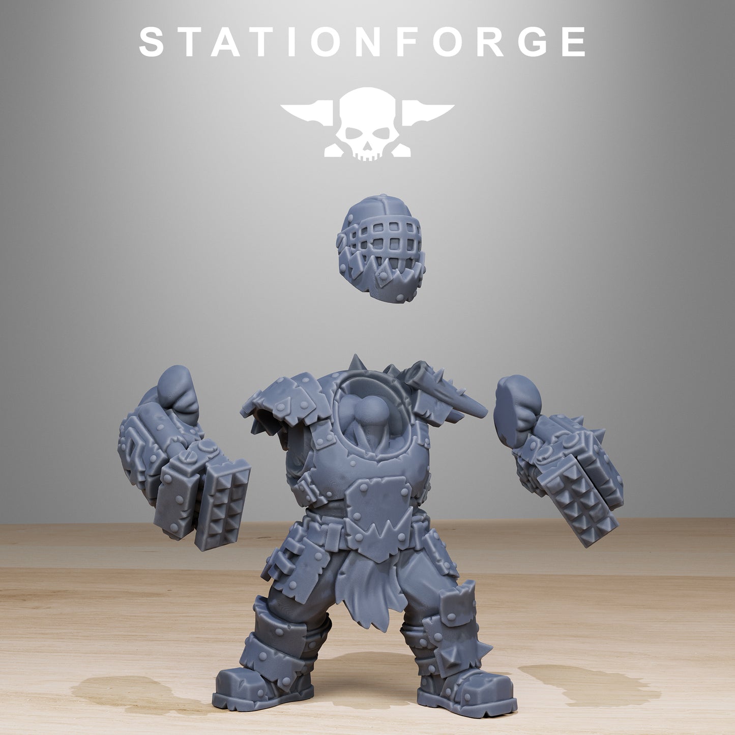 Smashers Orkaz | Space Orcs (8) - Stationforge | 3D-printed Miniatures