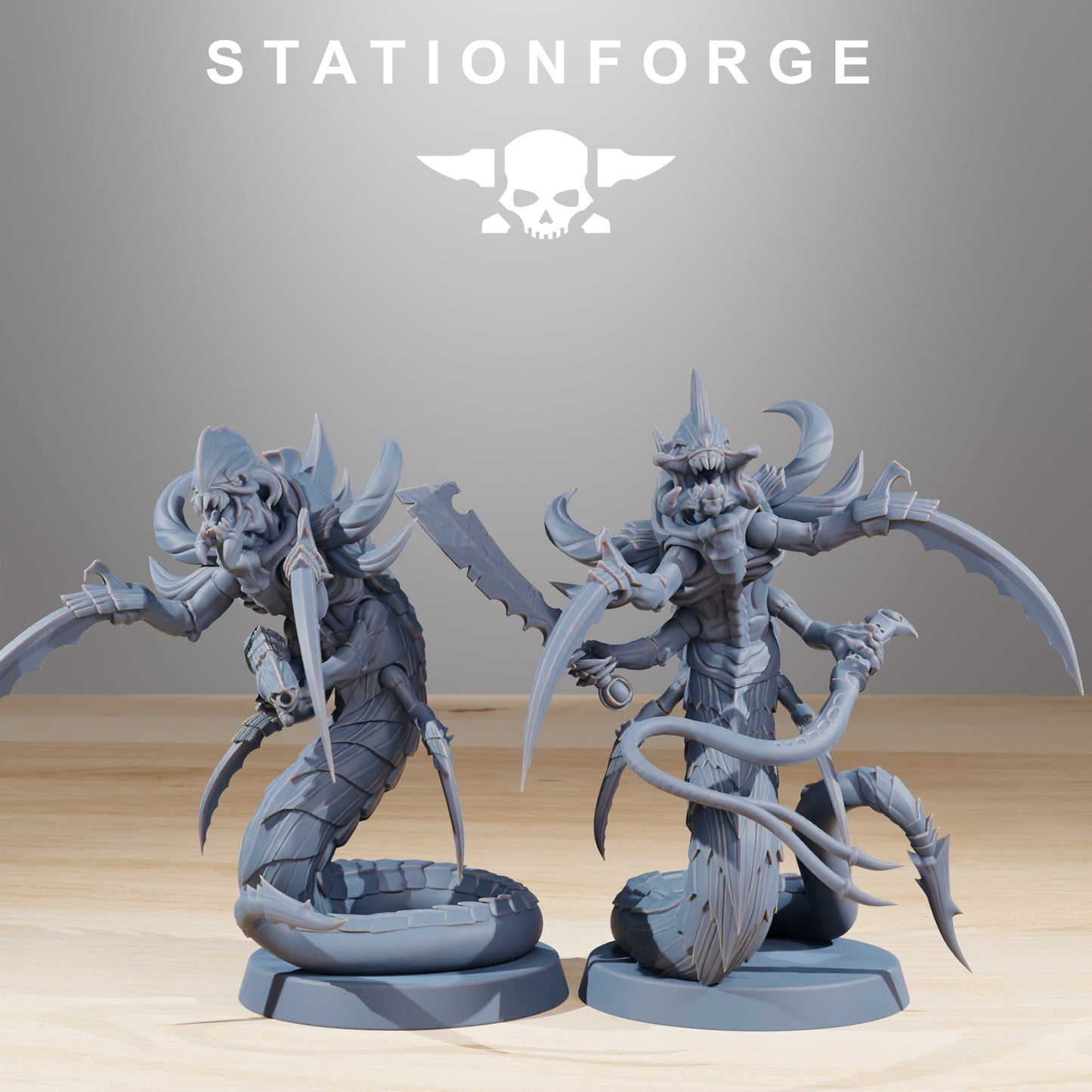 Serpents Xenarids | Alien Hives (10) - Stationforge | 3D-printed Miniatures