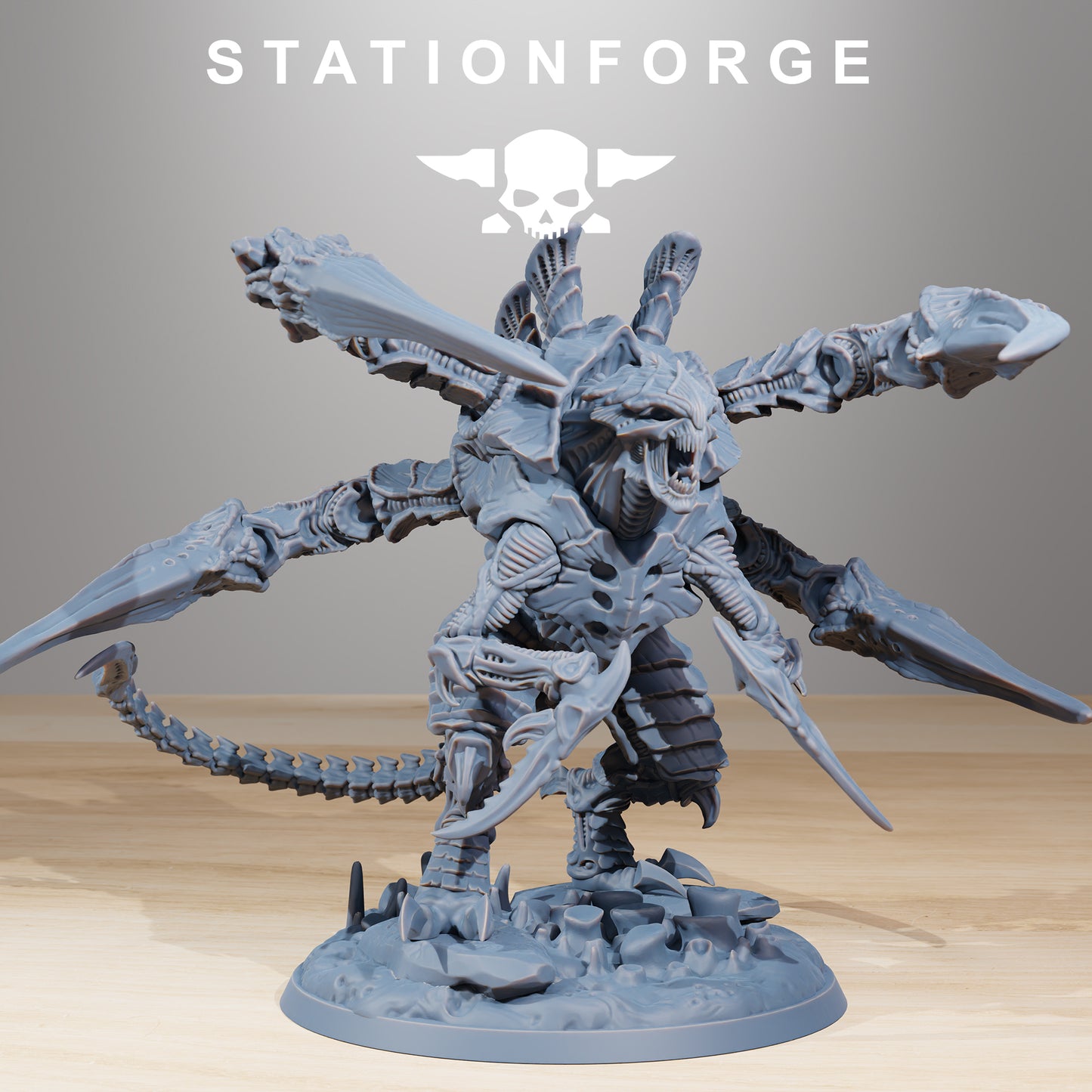 Ravage Howler Xenarid | Alien Hives (1) - Stationforge | 3D-printed Miniatures