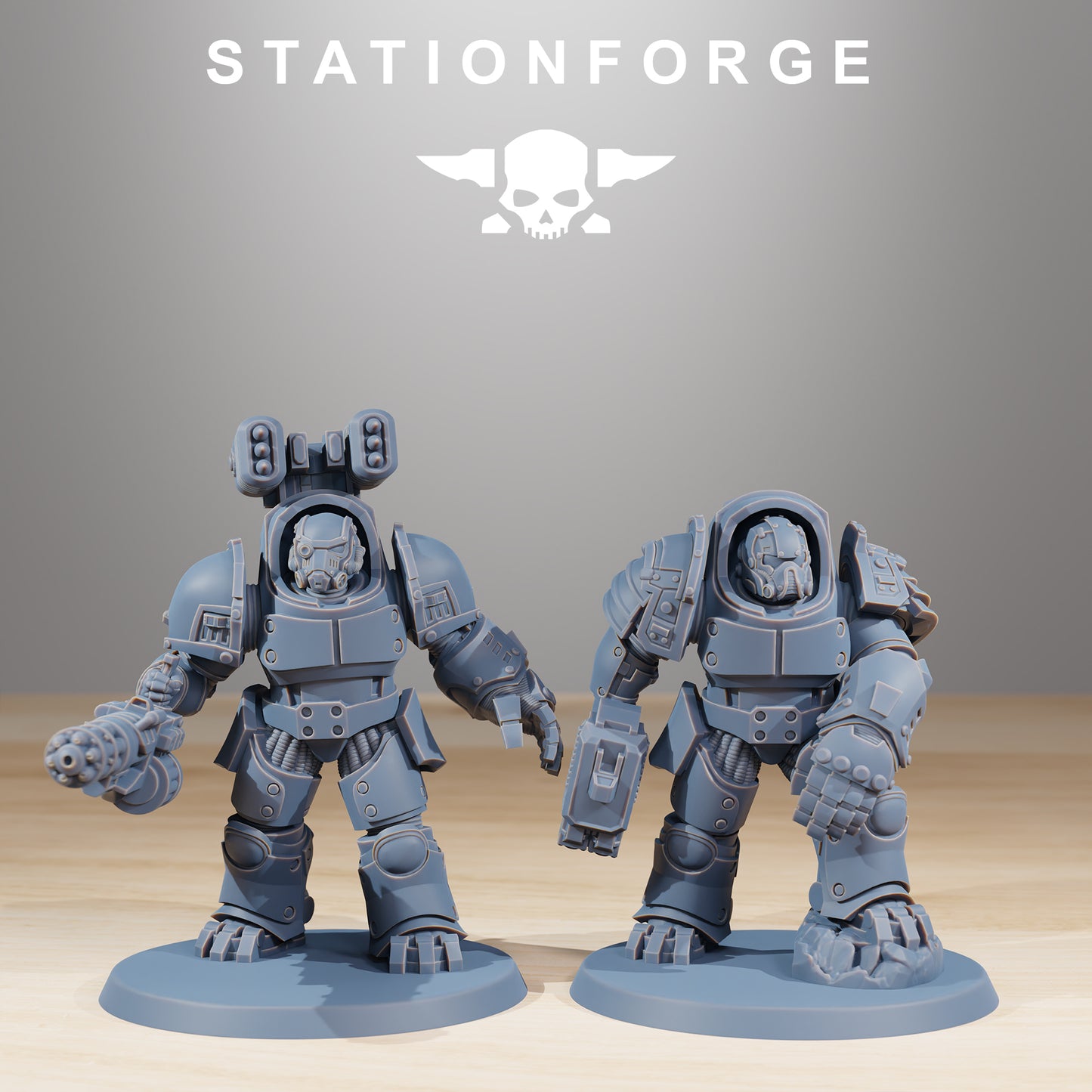 Socratis Vanguard | Socratis Knights (10) - MKX Prime Brothers - Stationforge - 3d Printed Mini Marines