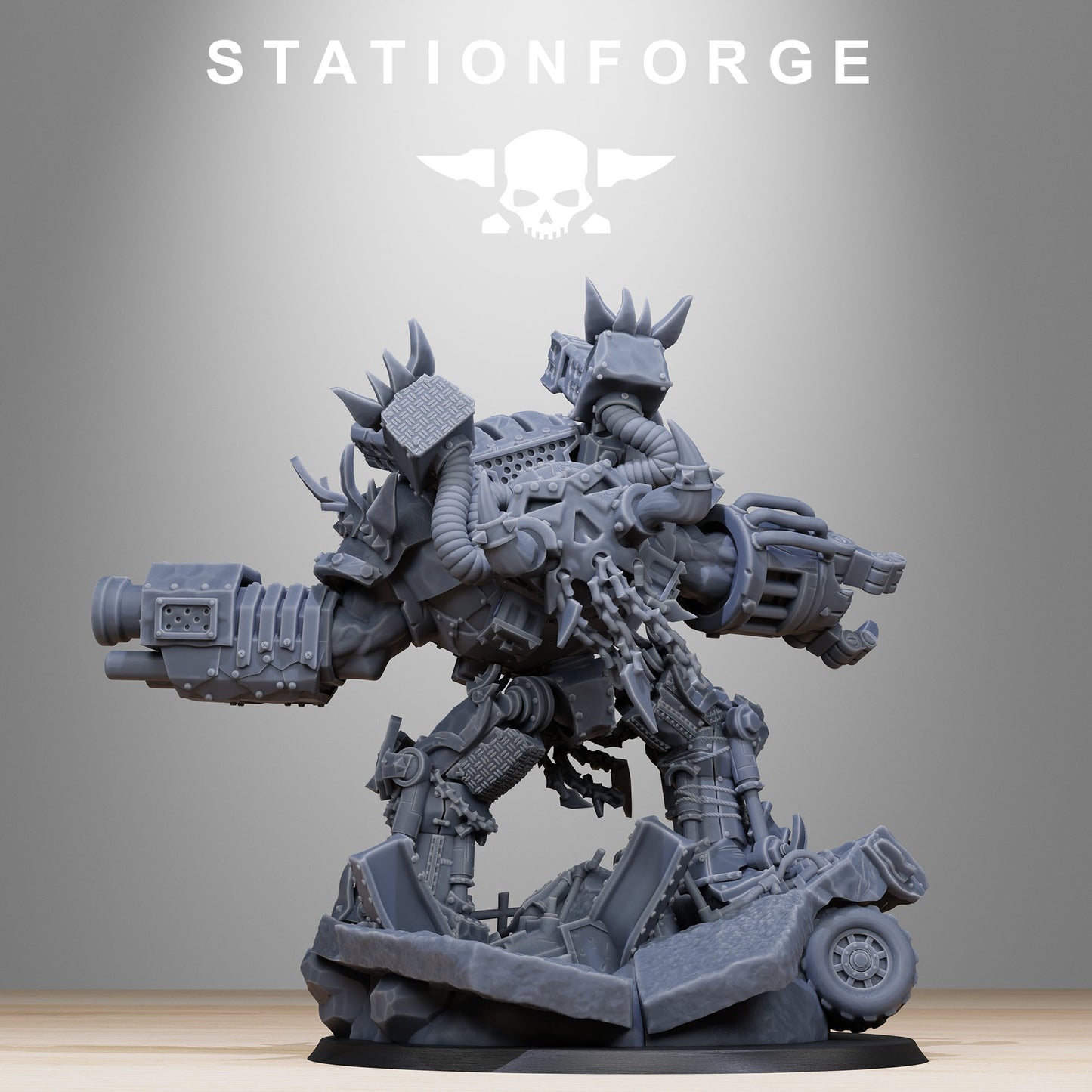 Grand Nutta 2.0 Orkaz | Space Orcs (1) - Stationforge | 3D-printed Miniatures