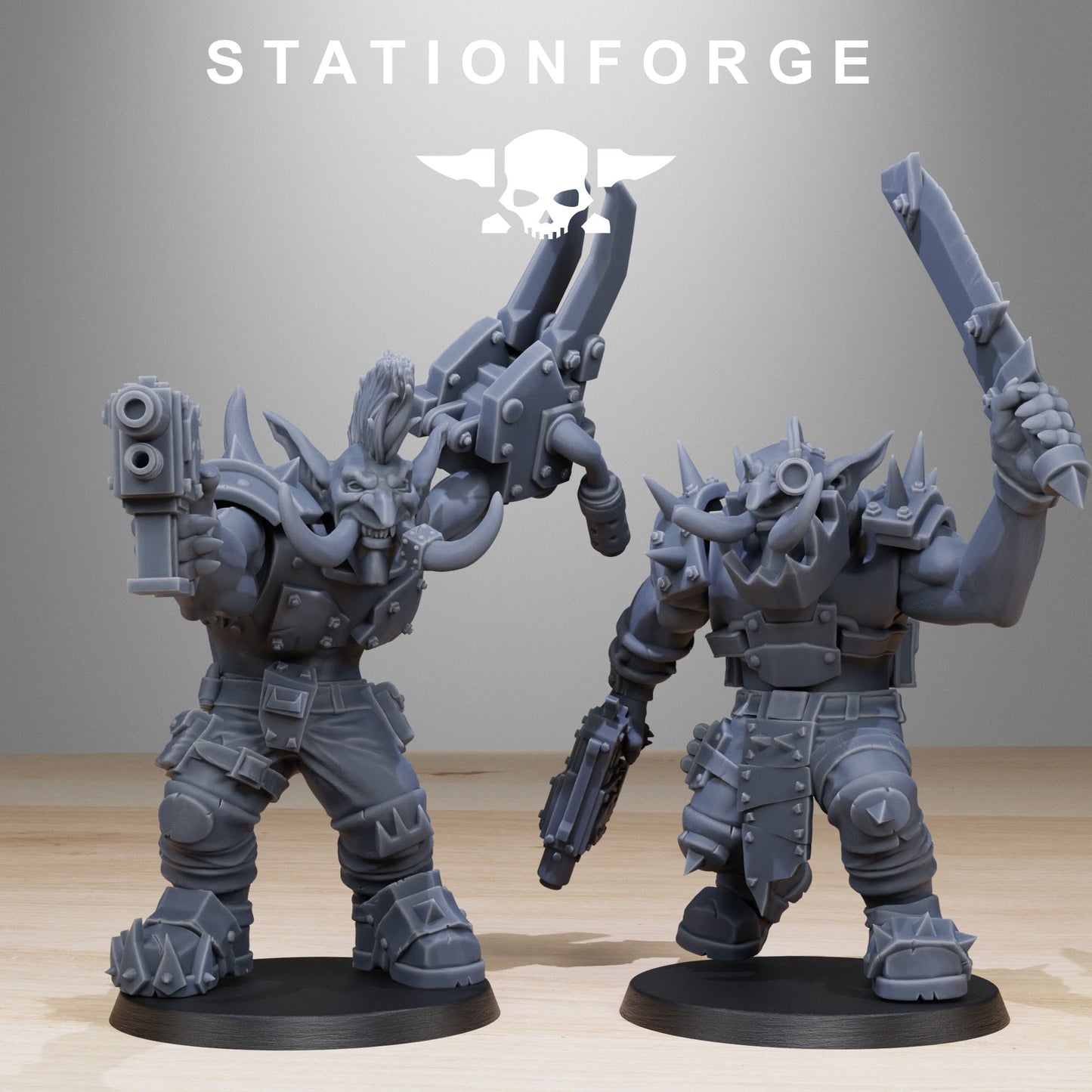 Trolls Orkaz | Space Orcs (10) - Stationforge | 3D-printed Miniatures