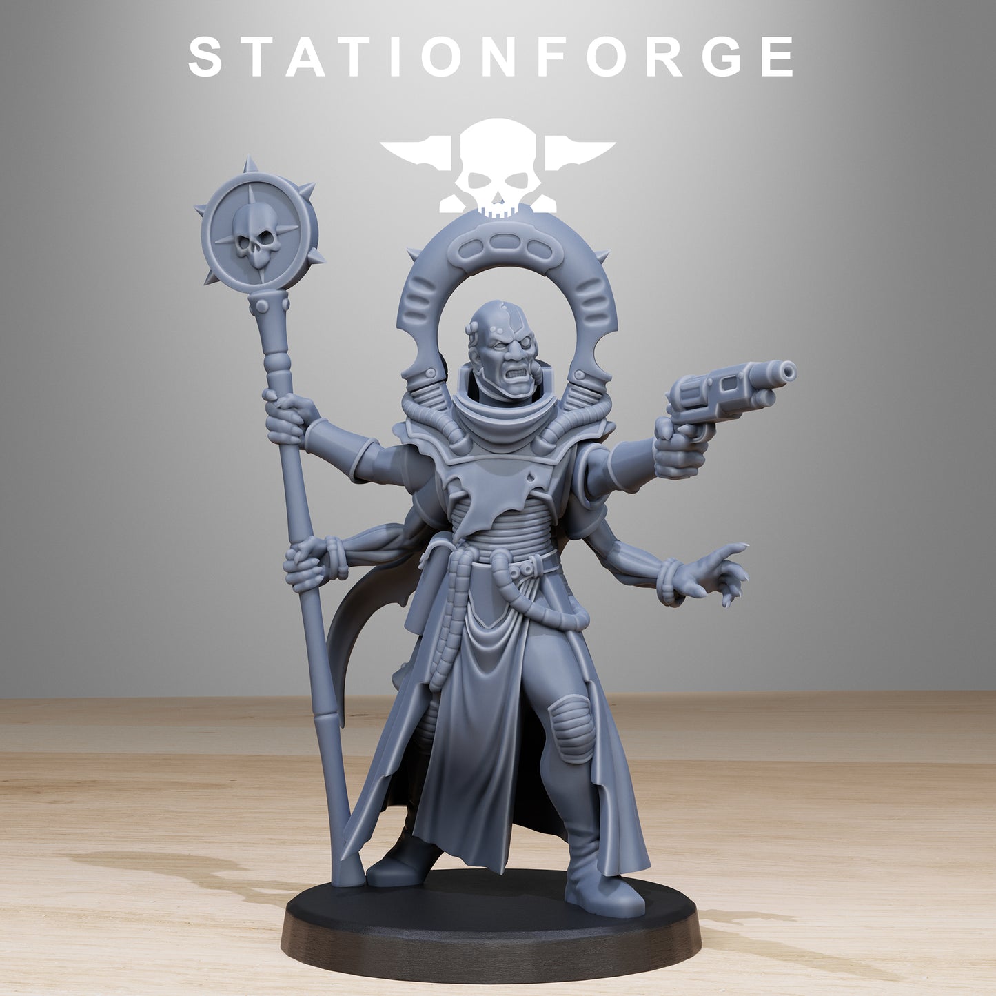 Xentari Cultist | Alien Hives (1) - Stationforge | 3D-printed Miniatures