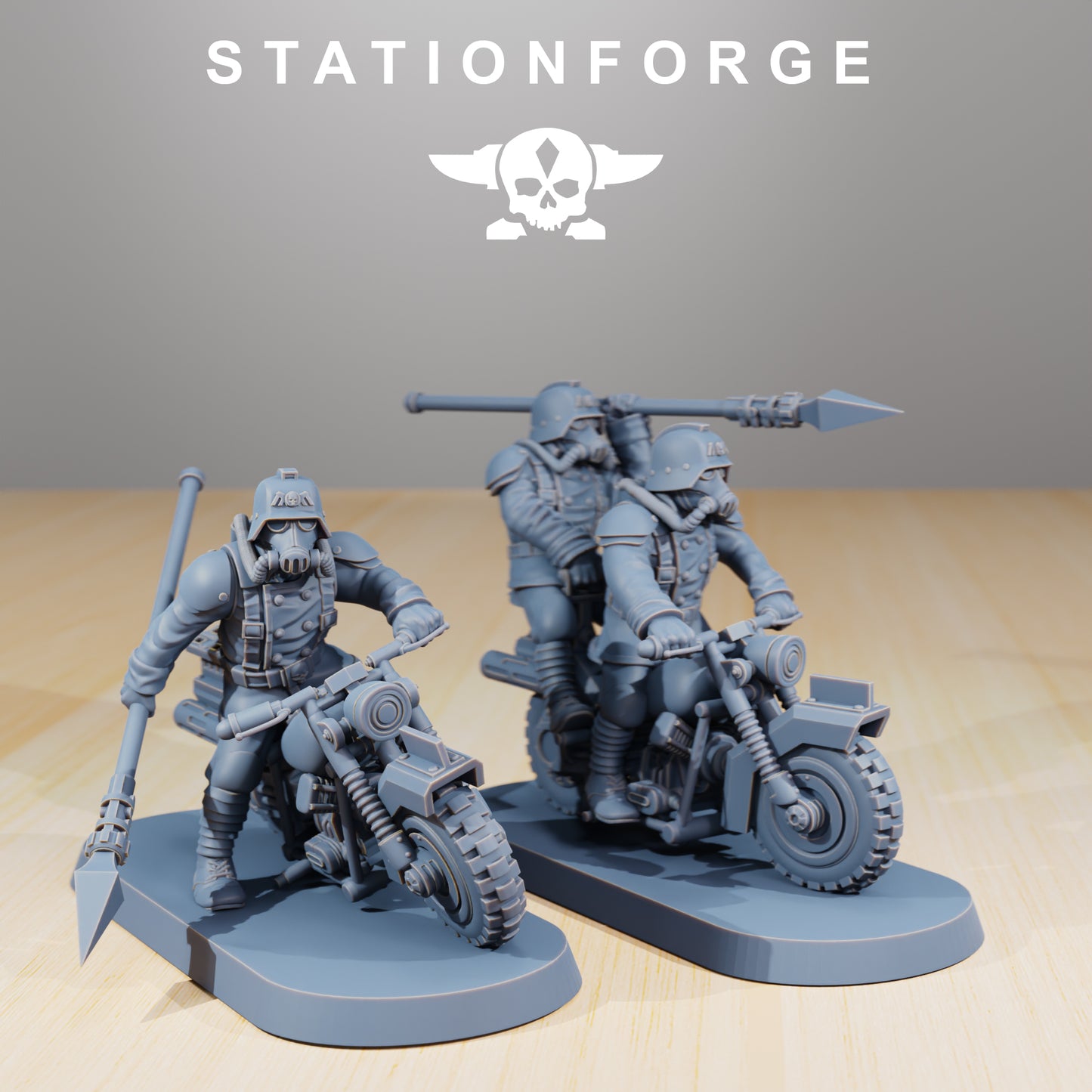Grimguard Deathbikers (10) | Empire Guard - Human Defense Force - Stationforge