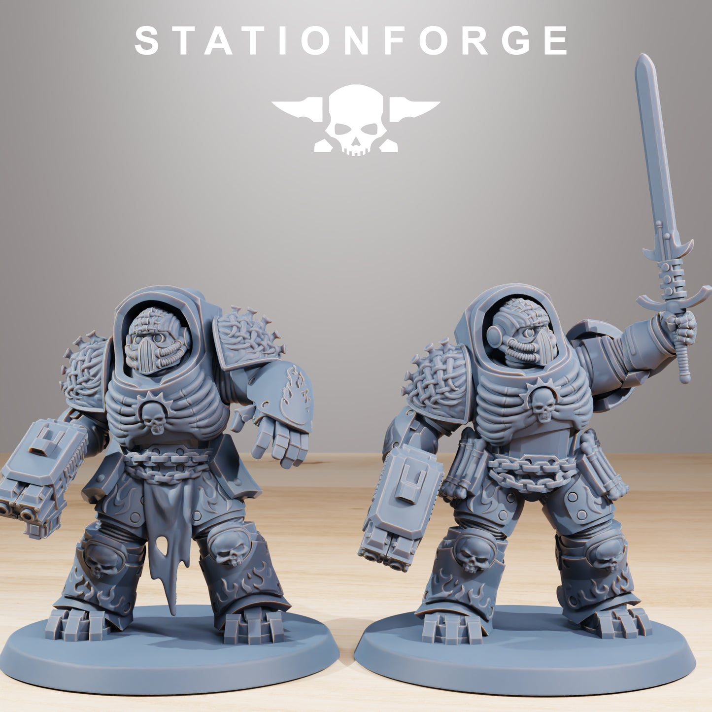 Socratis Doom Reapers Vanguard | Socratis Knights (10) - MKX Prime Brothers - Stationforge - 3d Printed Mini Marines