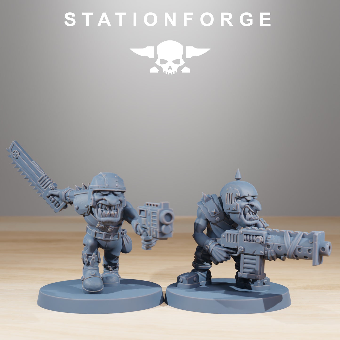 Gobs Infantry | Space Orcs (11) - Stationforge | 3D-printed Miniatures