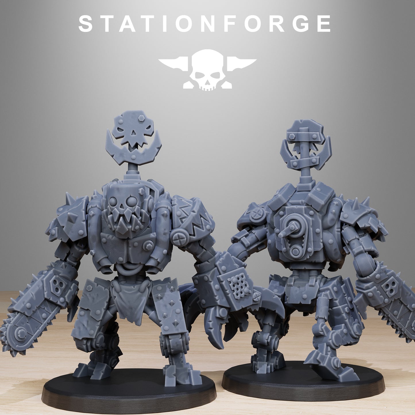 Orkaz Bots Infantry | Space Orcs (10) - Stationforge | 3D-printed Miniatures