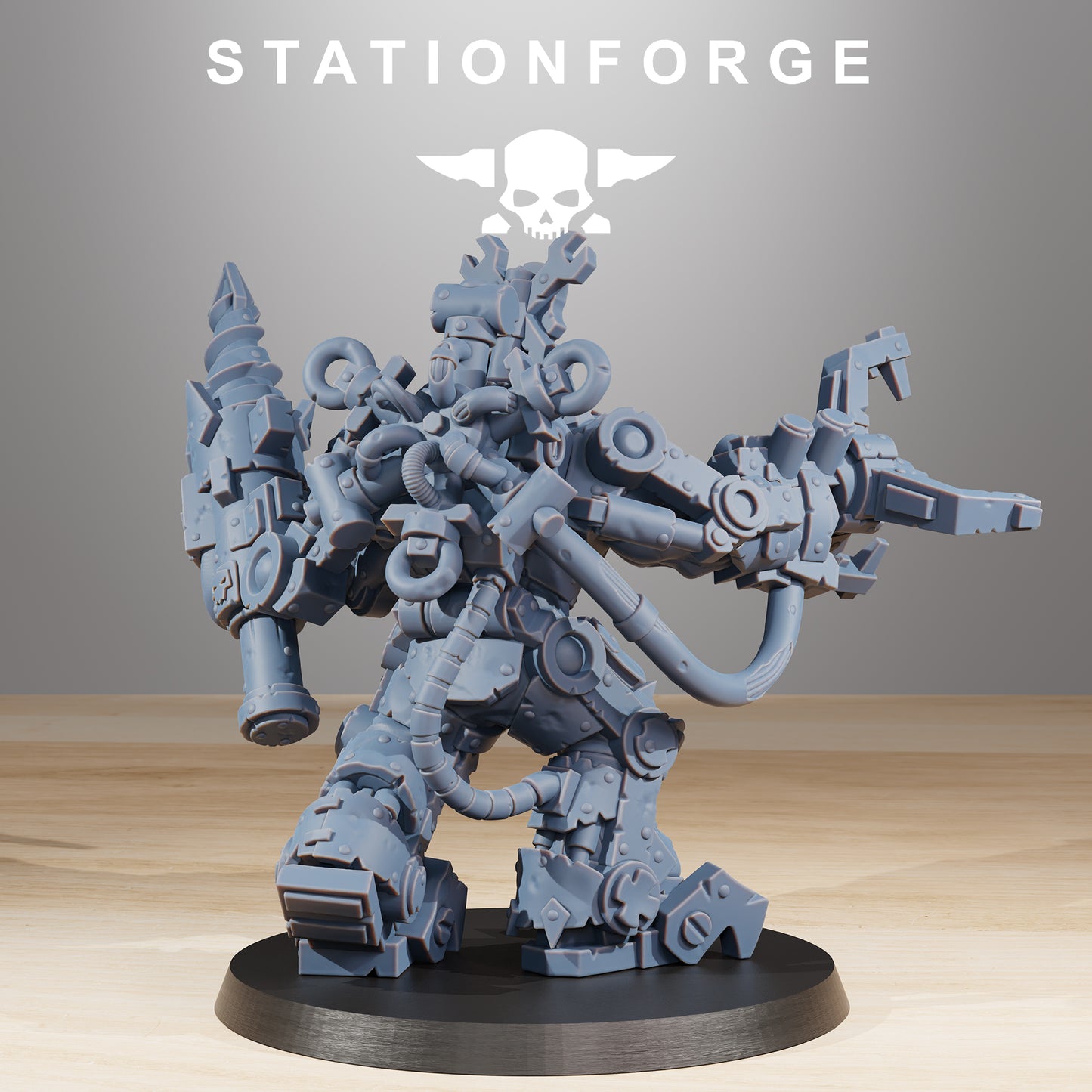 Exo Boss Orkaz | Space Orcs (1) - Stationforge | 3D-printed Miniatures