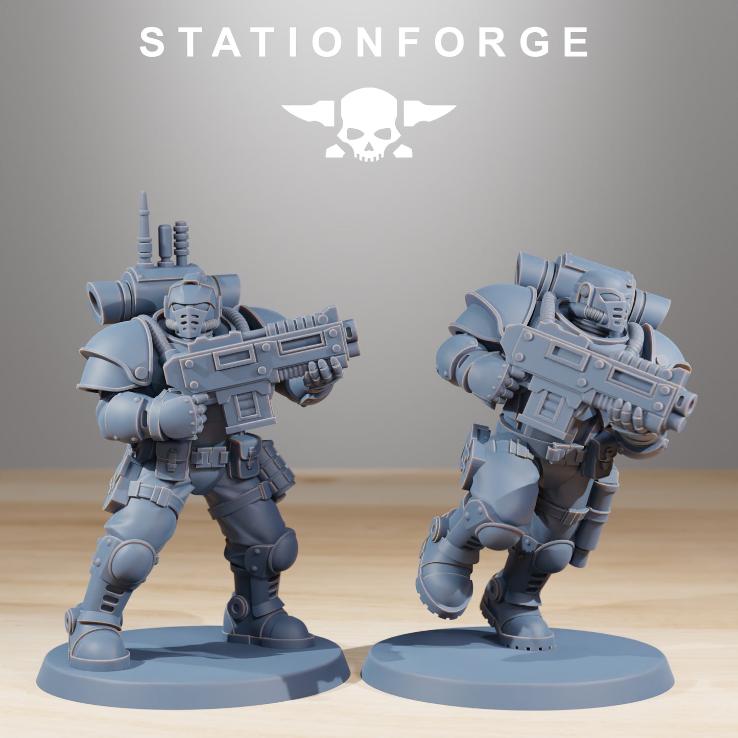 Socratis Light Infantry | Socratis Knights (10) - MKX Prime Brothers - Stationforge - 3d Printed Mini Marines