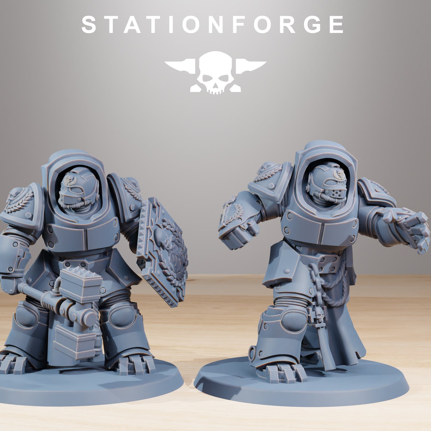 Socratis Vanguard Melee | Socratis Knights (10) - MKX Prime Brothers - Stationforge - 3d Printed Mini Marines