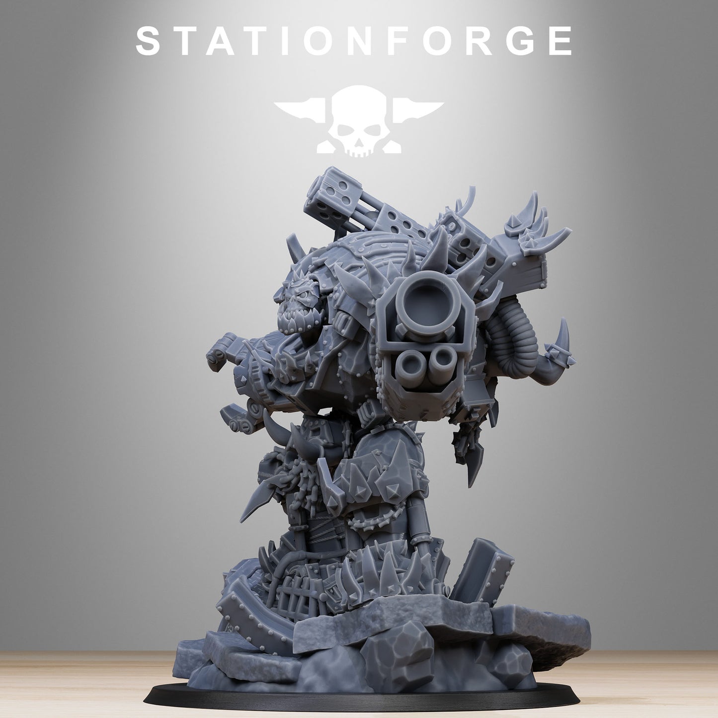 Grand Nutta 2.0 Orkaz | Space Orcs (1) - Stationforge | 3D-printed Miniatures