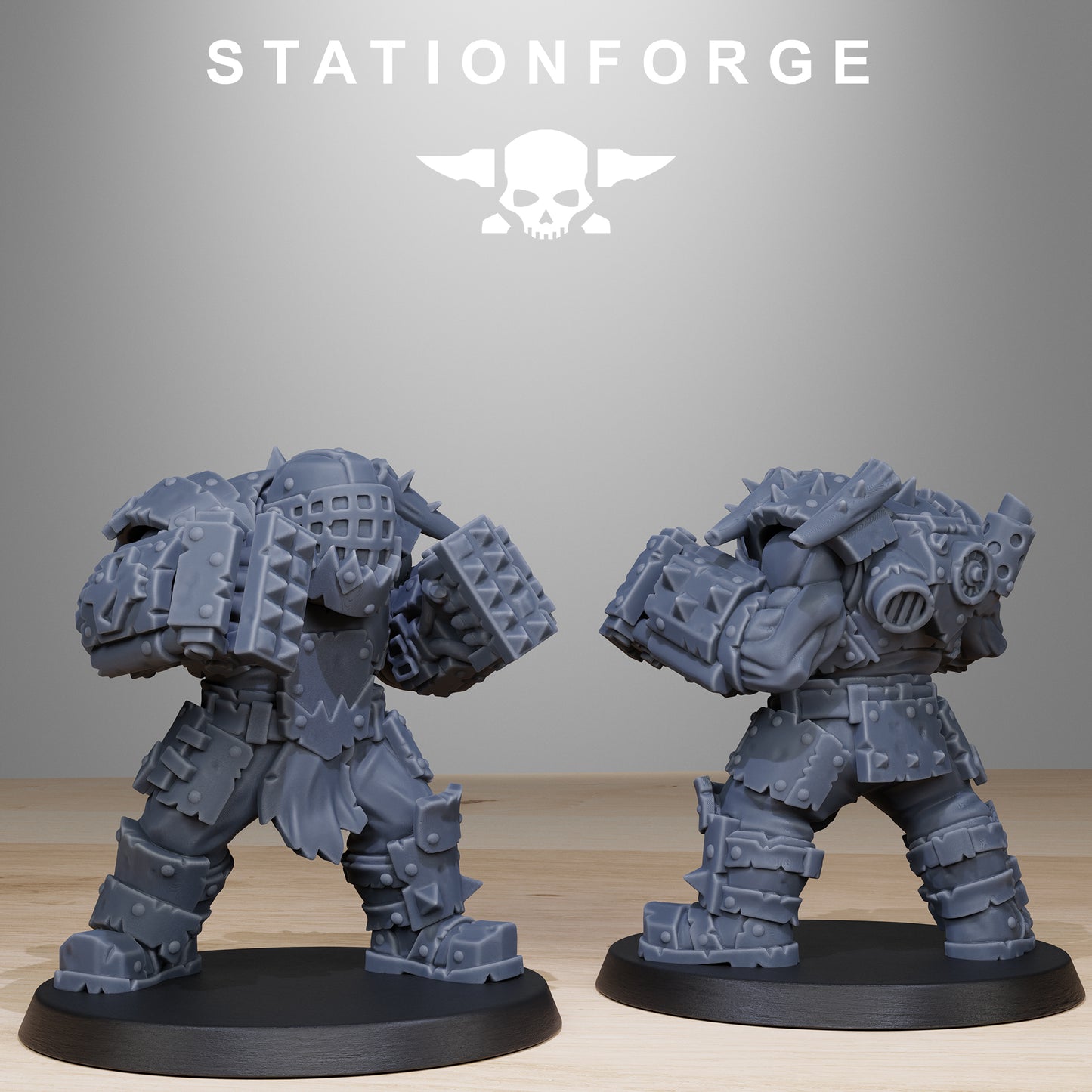 Smashers Orkaz | Space Orcs (8) - Stationforge | 3D-printed Miniatures