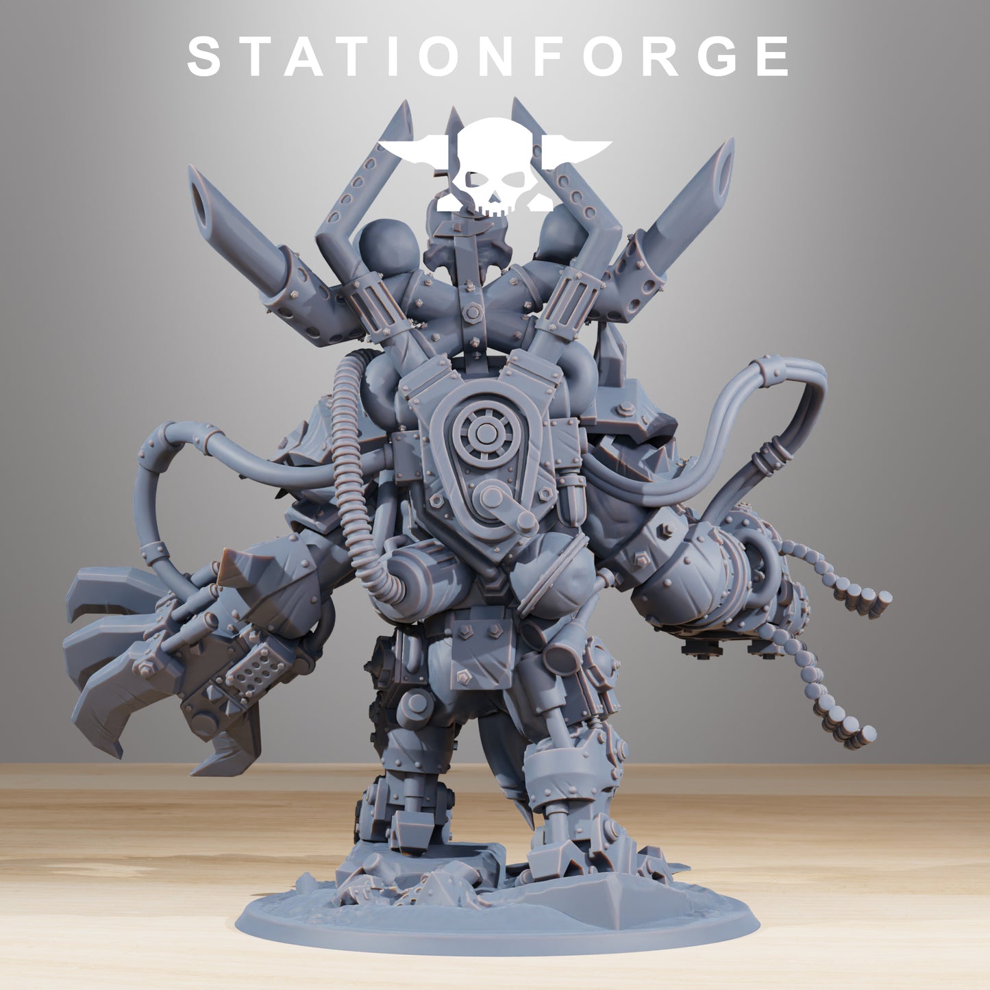 Troll Boss Orkaz | Space Orcs (1) - Stationforge | 3D-printed Miniatures