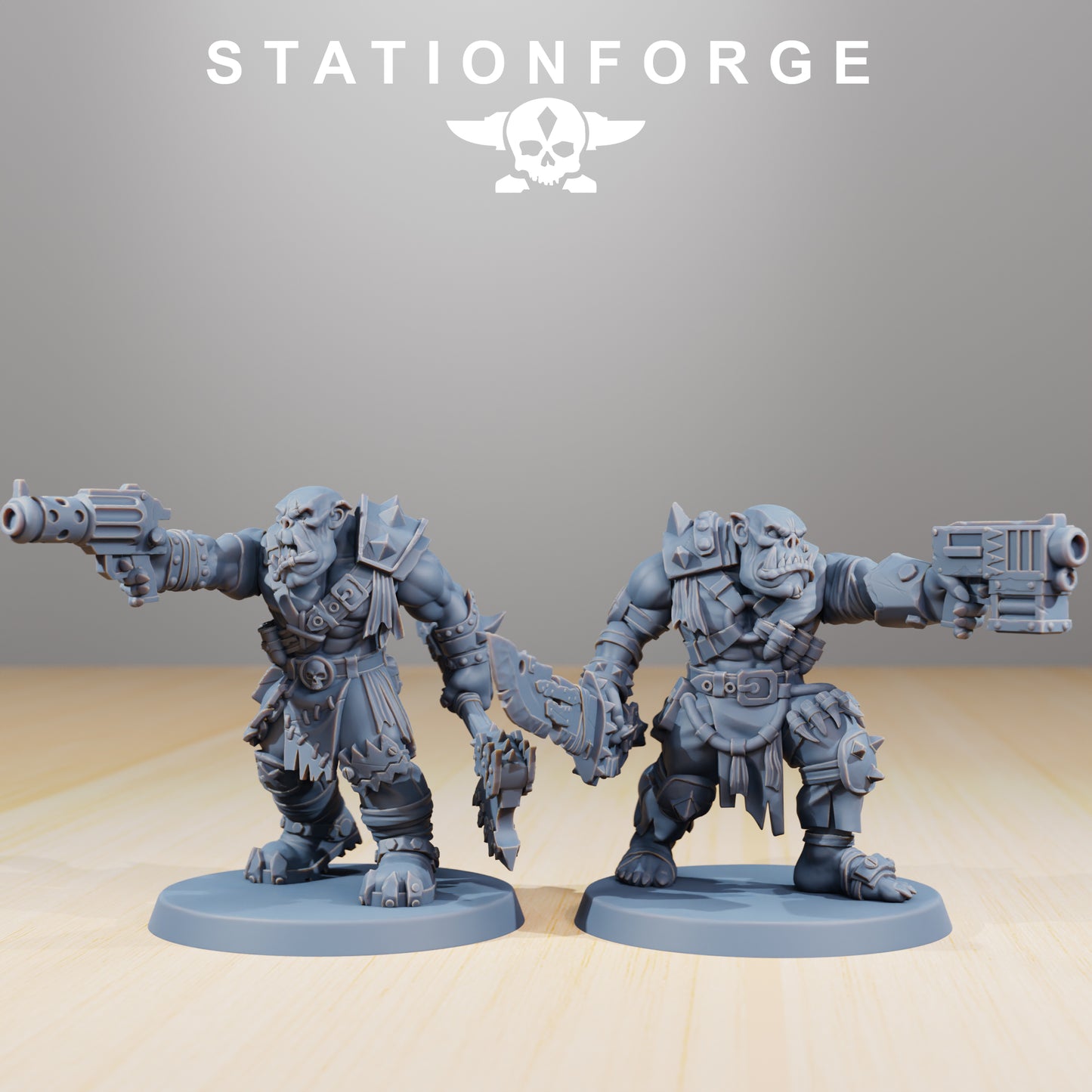 Strappaz Orkaz | Space Orcs (10) - Stationforge | 3D-printed Miniatures