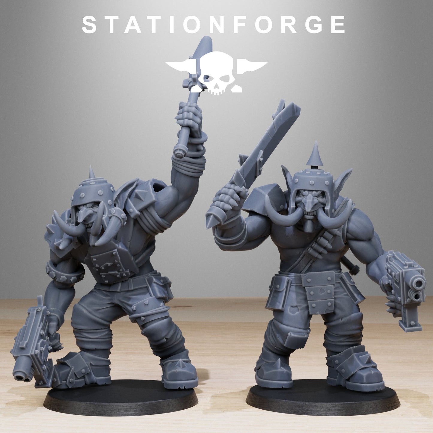 Trolls Orkaz | Space Orcs (10) - Stationforge | 3D-printed Miniatures