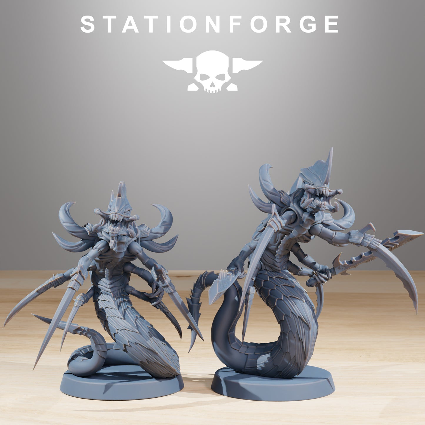 Serpents Xenarids | Alien Hives (10) - Stationforge | 3D-printed Miniatures