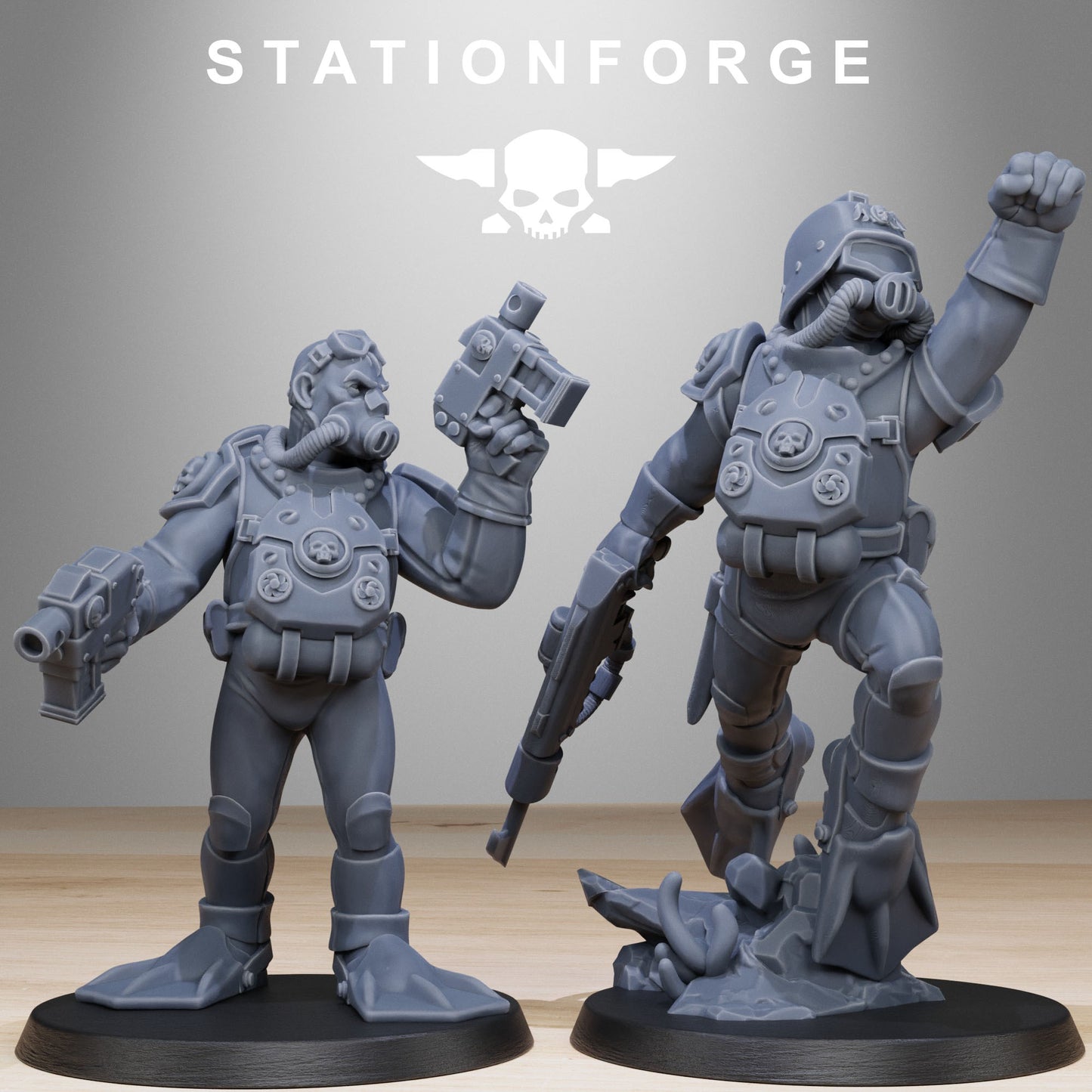 Grimguard Divers (10) | Empire Guard - Human Defense Force - Stationforge