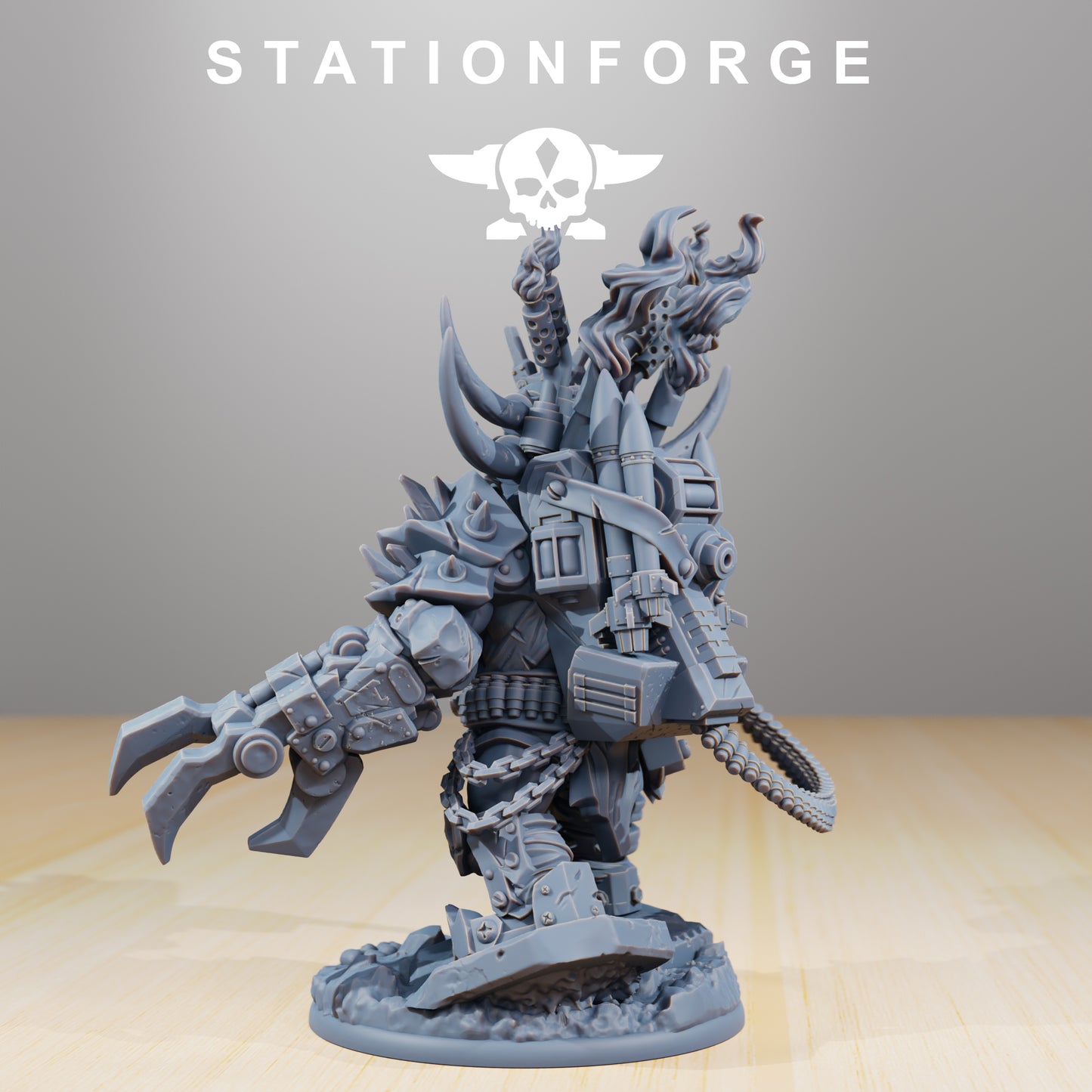 Grand Nutta 1.0 Orkaz | Space Orcs (1) - Stationforge | 3D-printed Miniatures