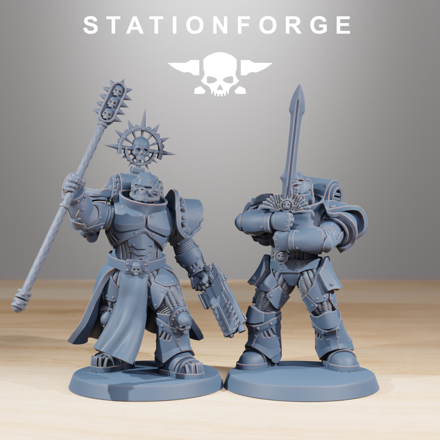 Socratis Melee Infantry | Socratis Knights (10) - MKX Prime Brothers - Stationforge - 3d Printed Mini Marines
