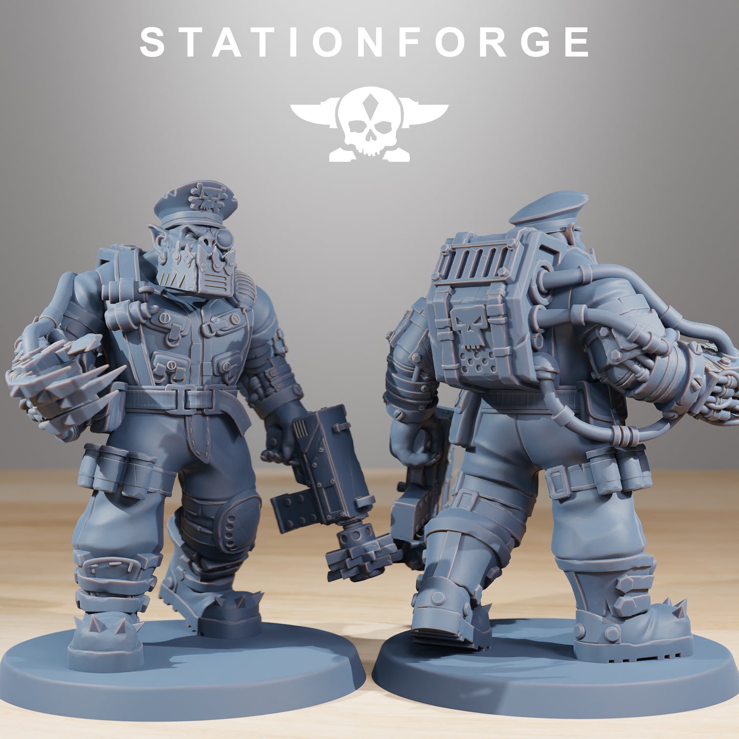 Skillers Orkaz | Space Orcs (12) - Stationforge | 3D-printed Miniatures