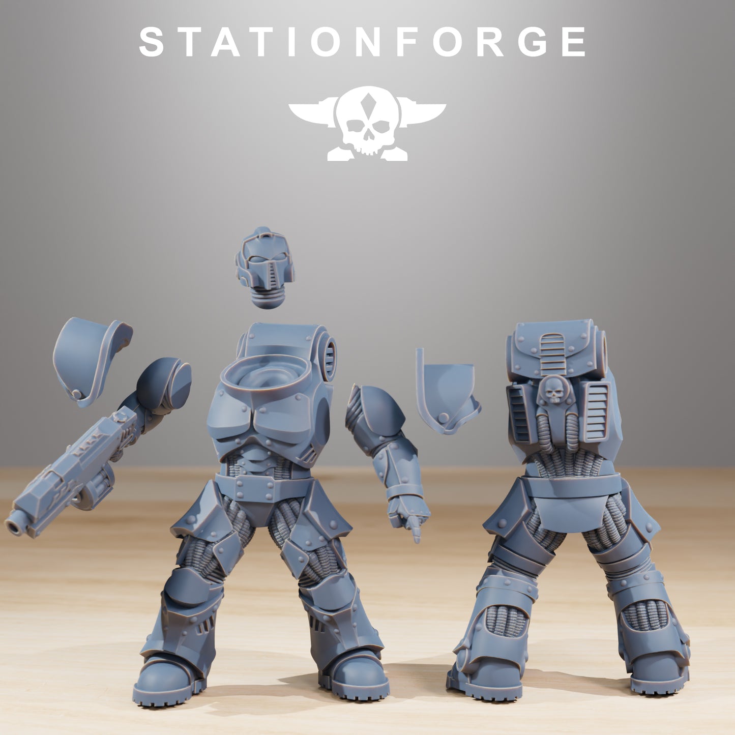 Socratis Legion Infantry | Socratis Knights (10) - MKX Prime Brothers - Stationforge - 3d Printed Mini Marines