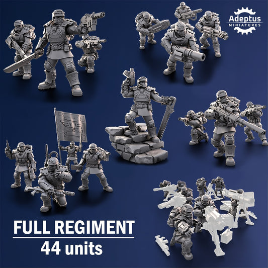 Steelstorm Regiment - Empire Guard - Human Defense Force - Adeptus Miniatures