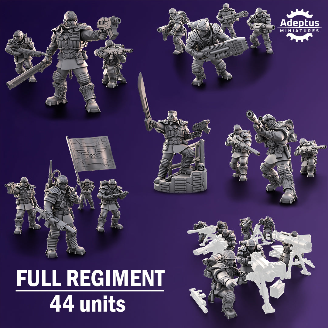 Stormworm Regiment - Empire Guard - Human Defense Force - Adeptus Miniatures