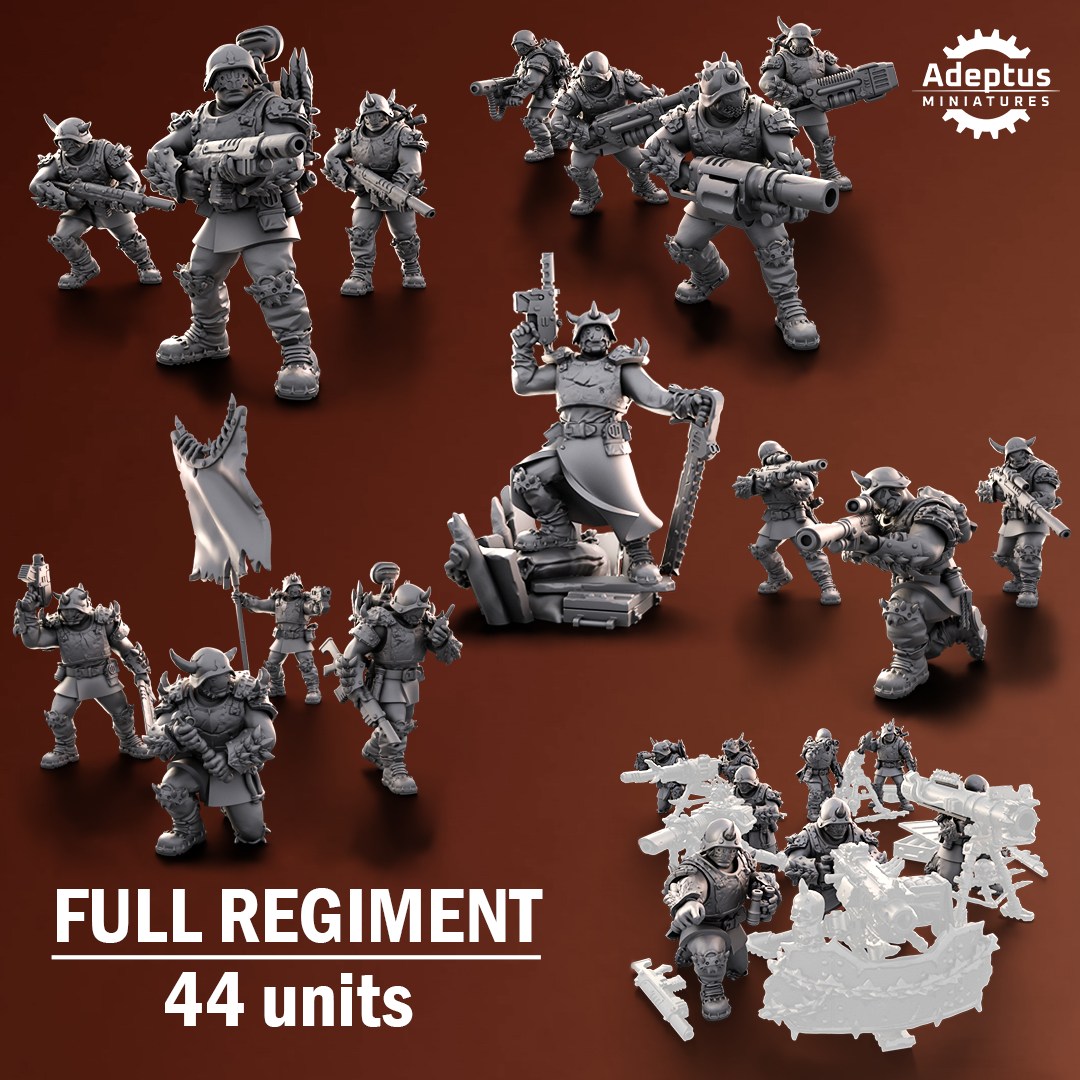 Twisted Legion - Traitor Guard - Heretic Defense Force - Adeptus Miniatures
