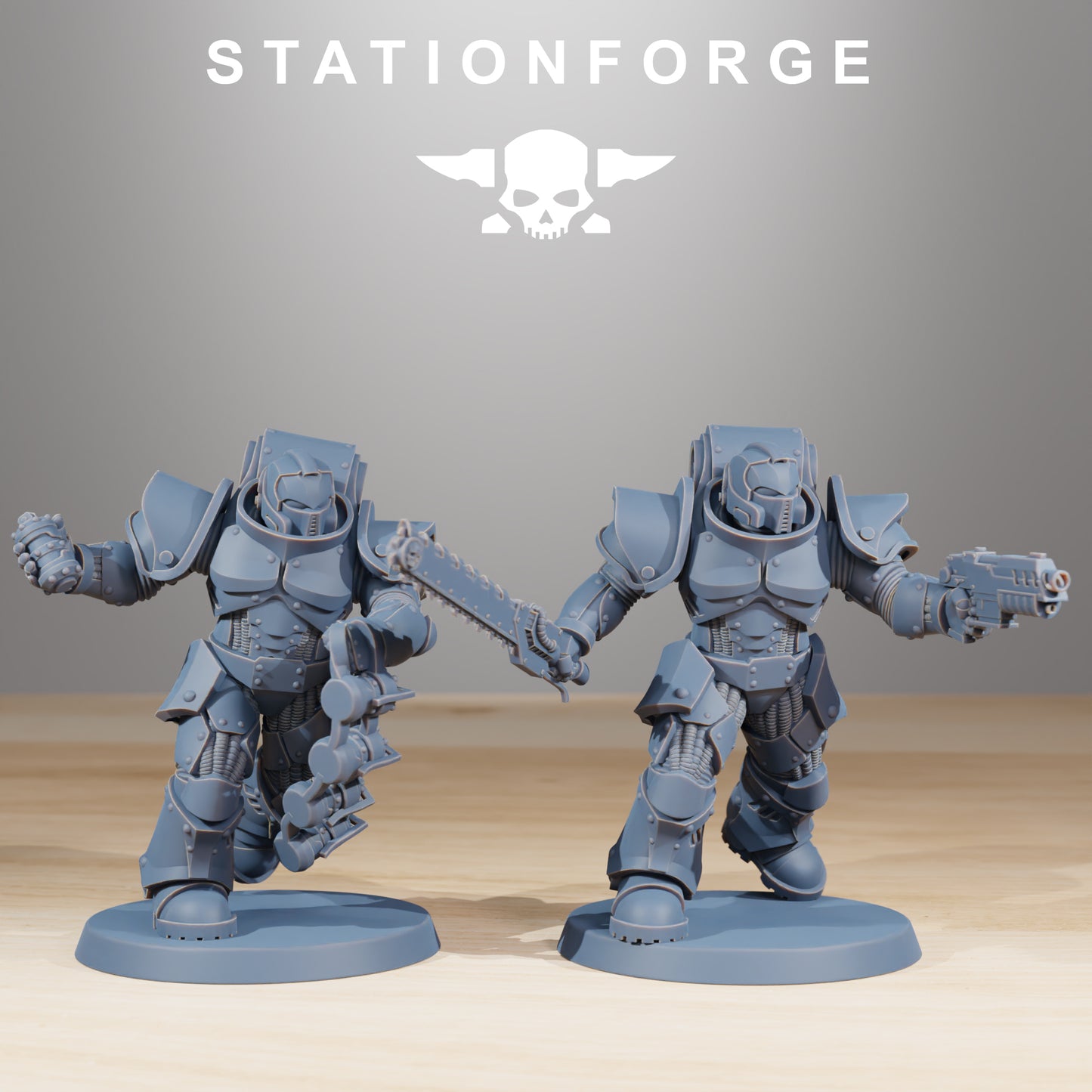 Socratis Melee Infantry | Socratis Knights (10) - MKX Prime Brothers - Stationforge - 3d Printed Mini Marines
