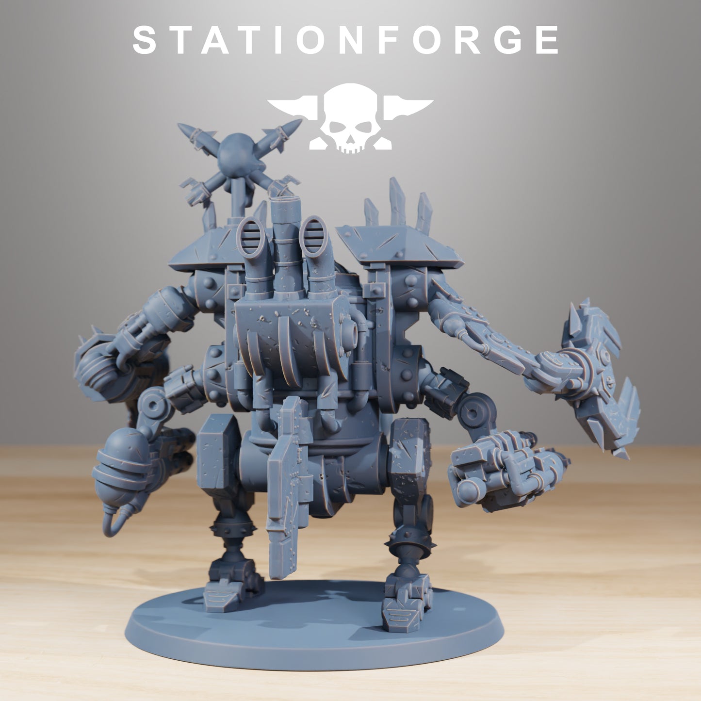 Pirate Bots Gobs | Space Orcs (4) - Stationforge | 3D-printed Miniatures