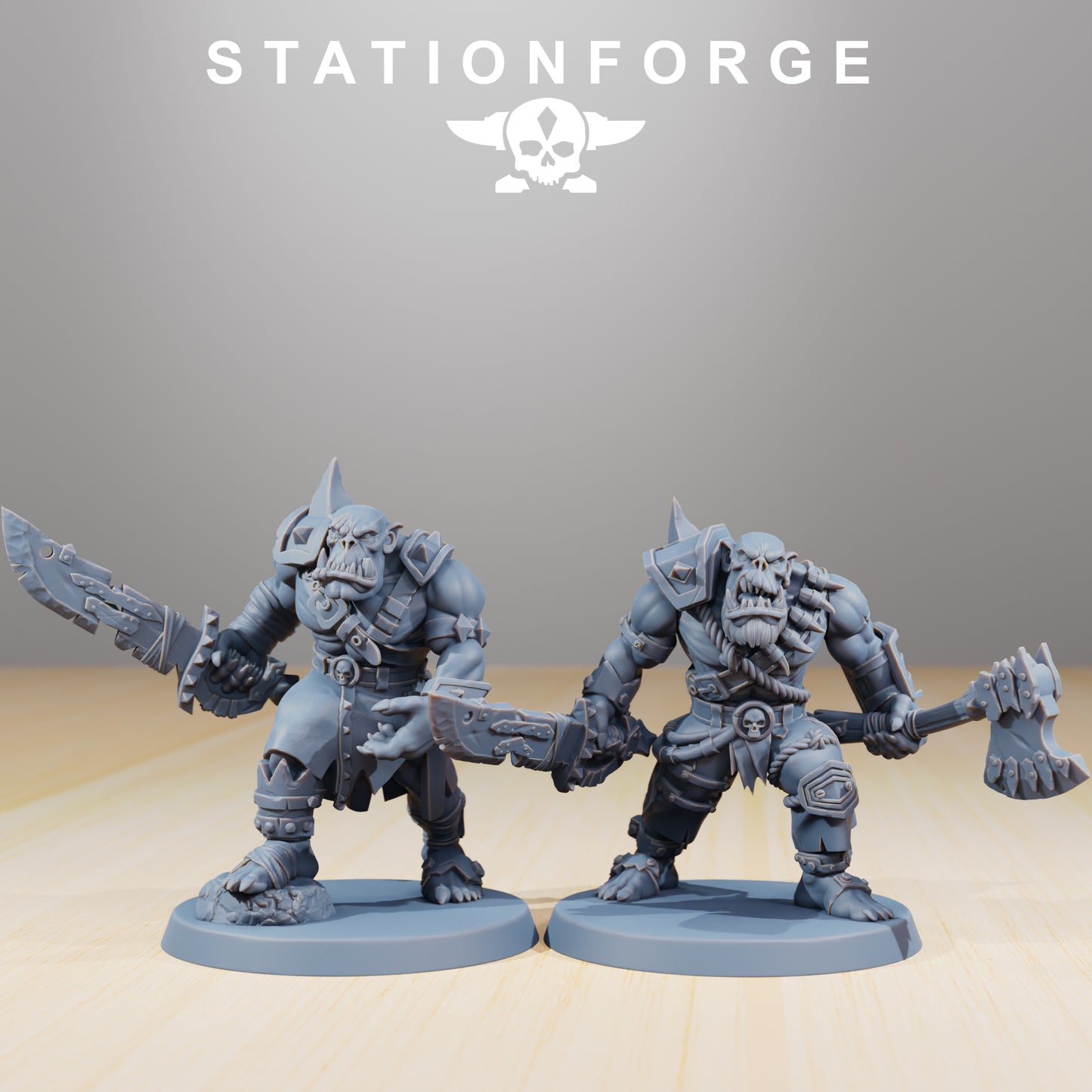Strappaz Orkaz | Space Orcs (10) - Stationforge | 3D-printed Miniatures