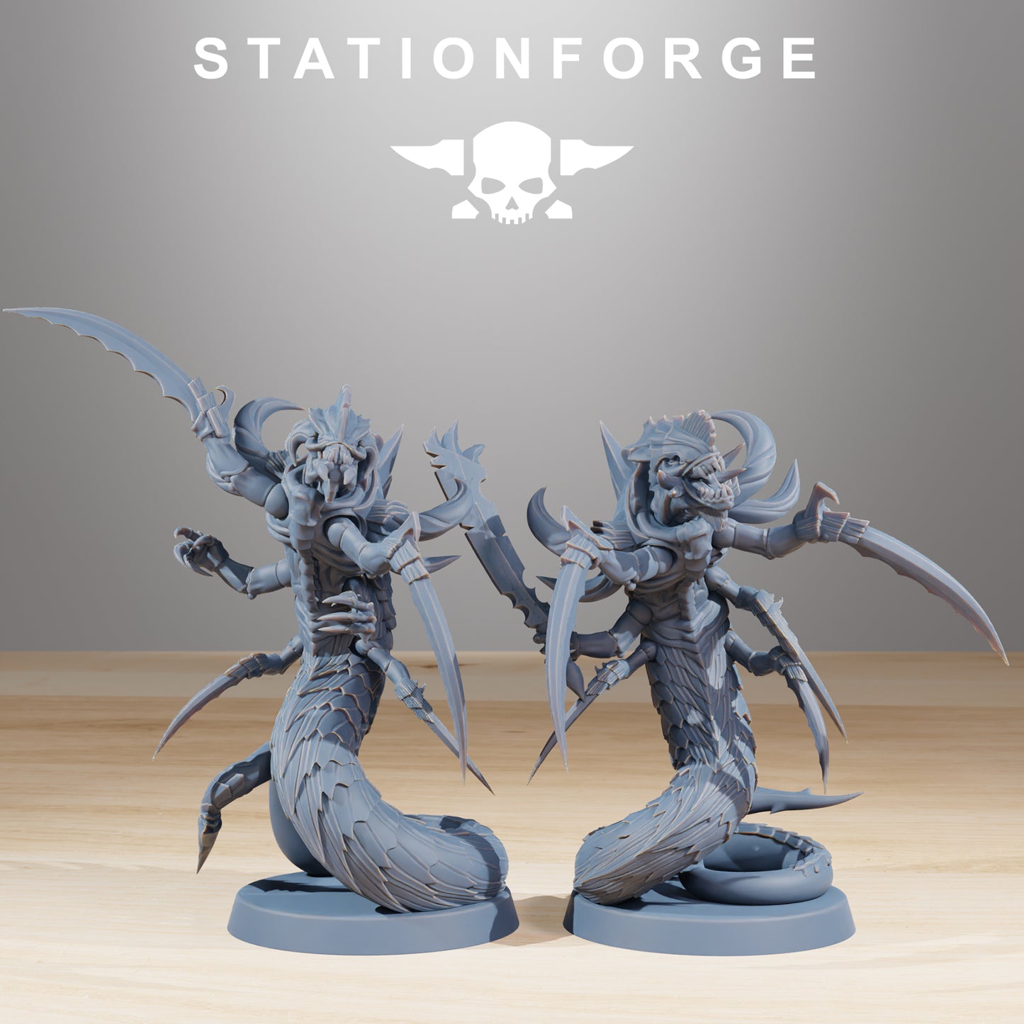 Serpents Xenarids | Alien Hives (10) - Stationforge | 3D-printed Miniatures