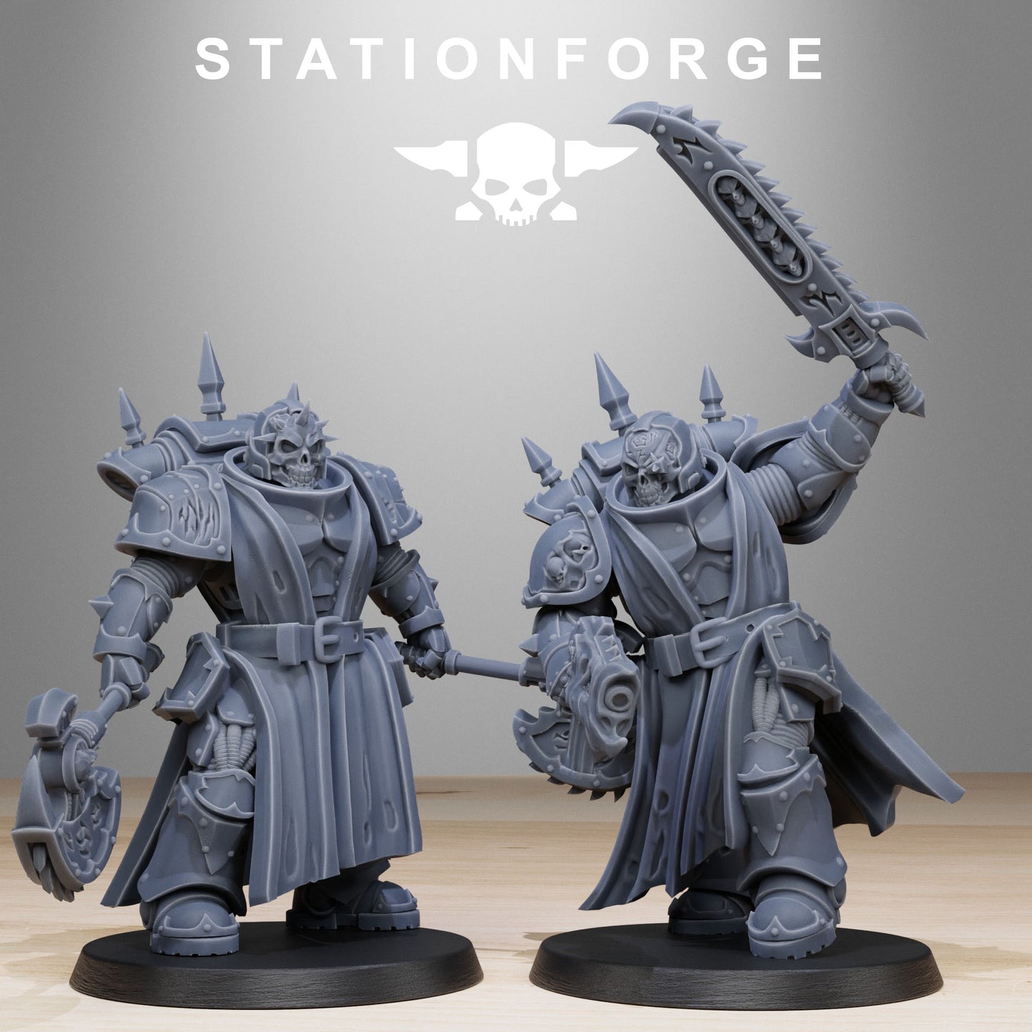 Corrupted Socratis Legion Infantry | Chaos Knights (10) - Havoc Brothers - Stationforge - 3d Printed Mini Marines