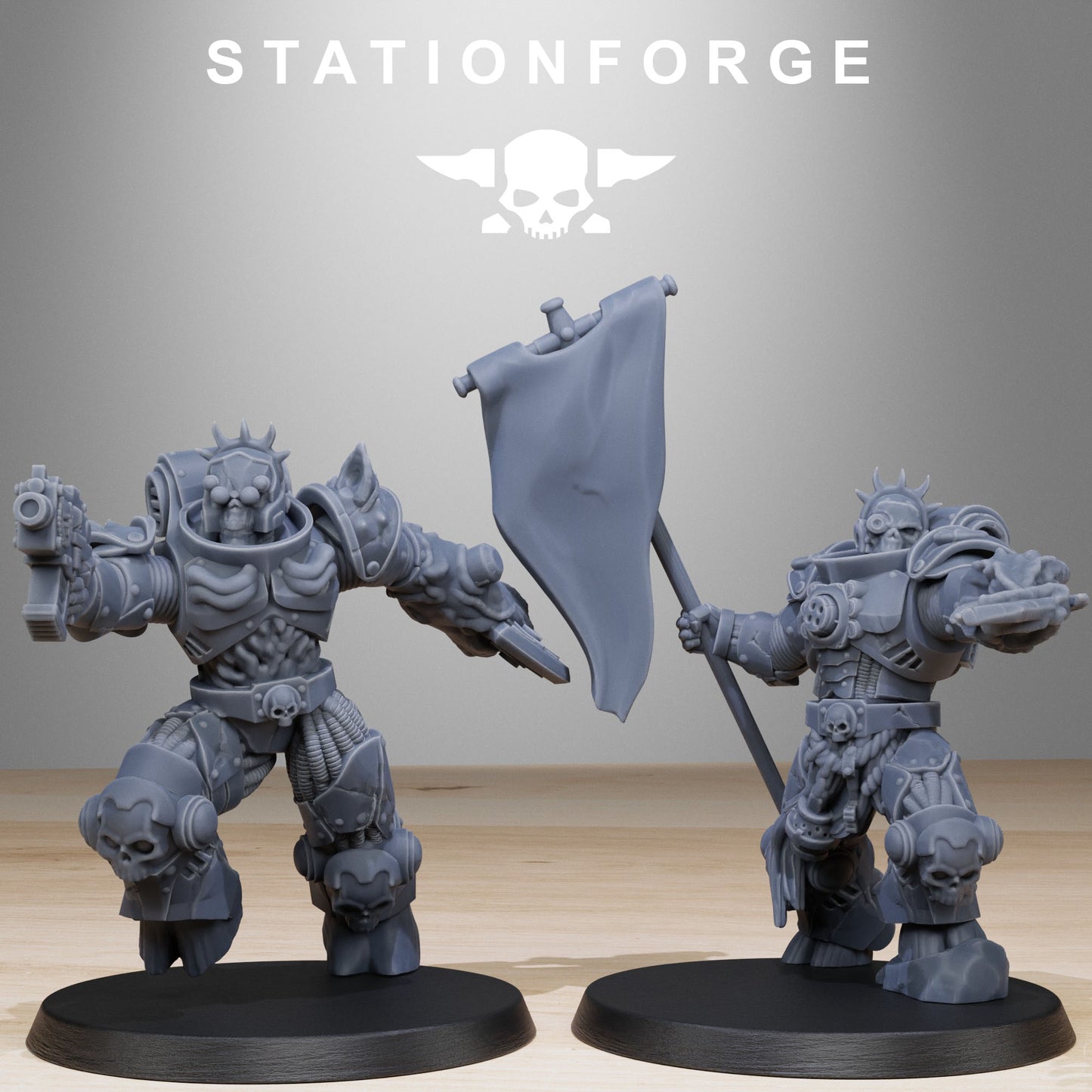 Corrupted Socratis Mutants | Chaos Knights (10) - Havoc Brothers - Stationforge - 3d Printed Mini Marines