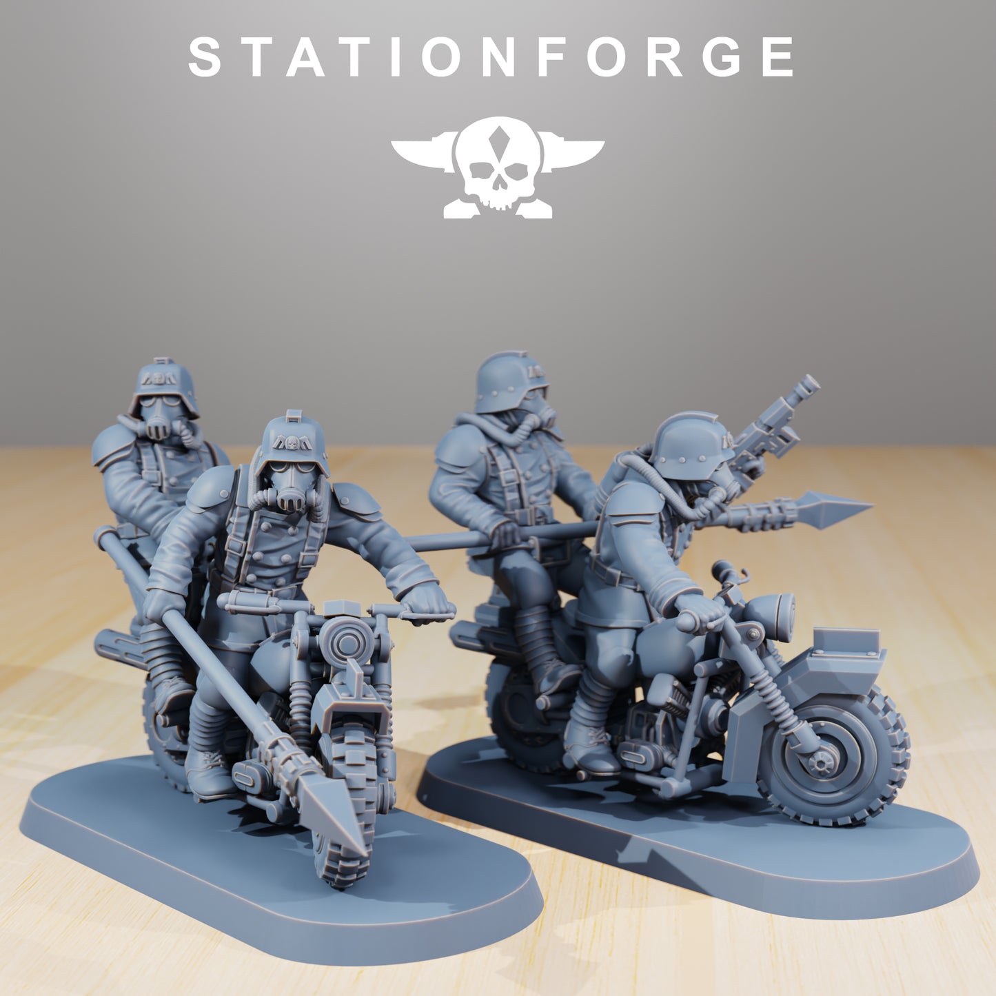 Grimguard Deathbikers (10) | Empire Guard - Human Defense Force - Stationforge
