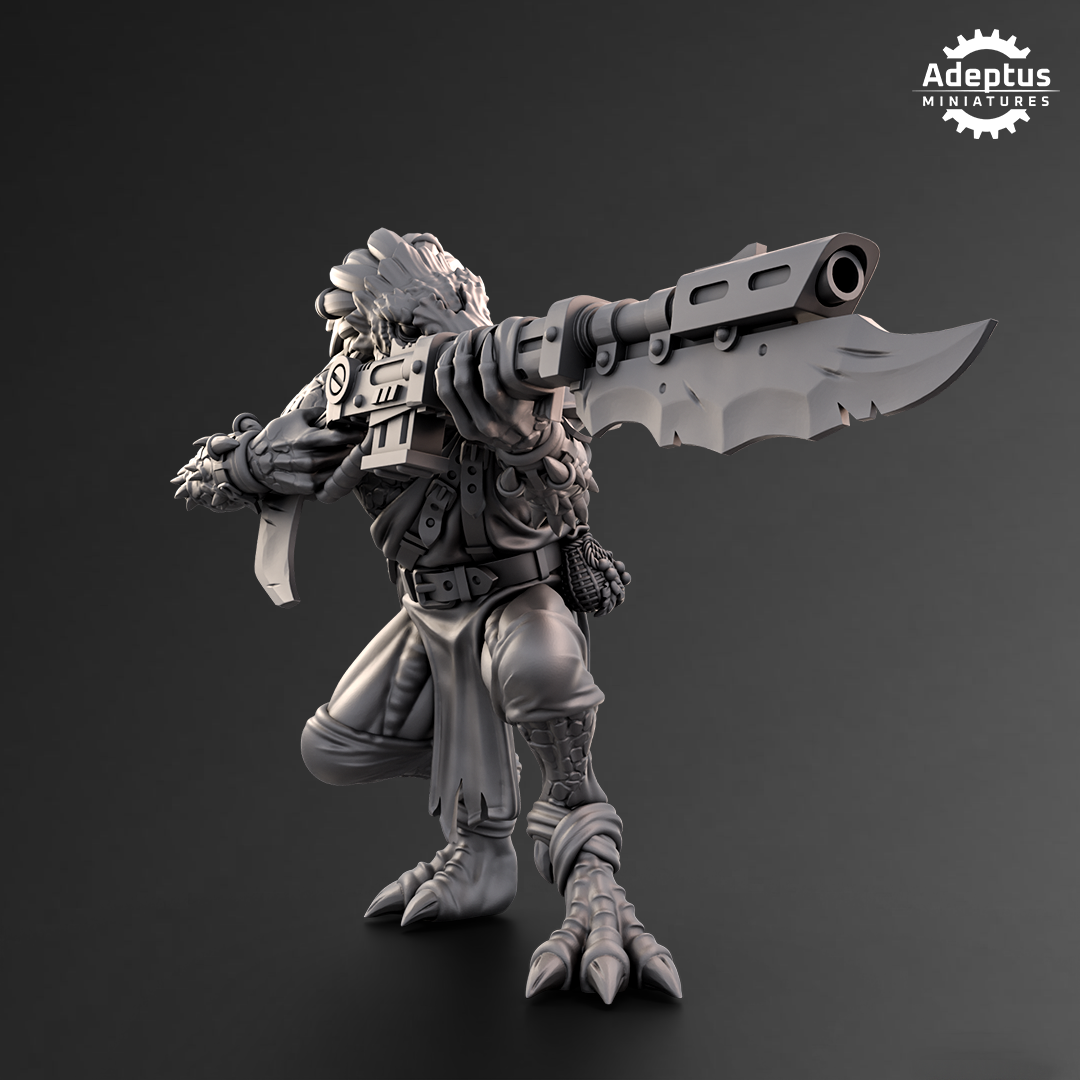 Fleshstalkers Hunters (5) Krootis - Dao Union Auxiliary - Adeptus Miniatures - Xenos
